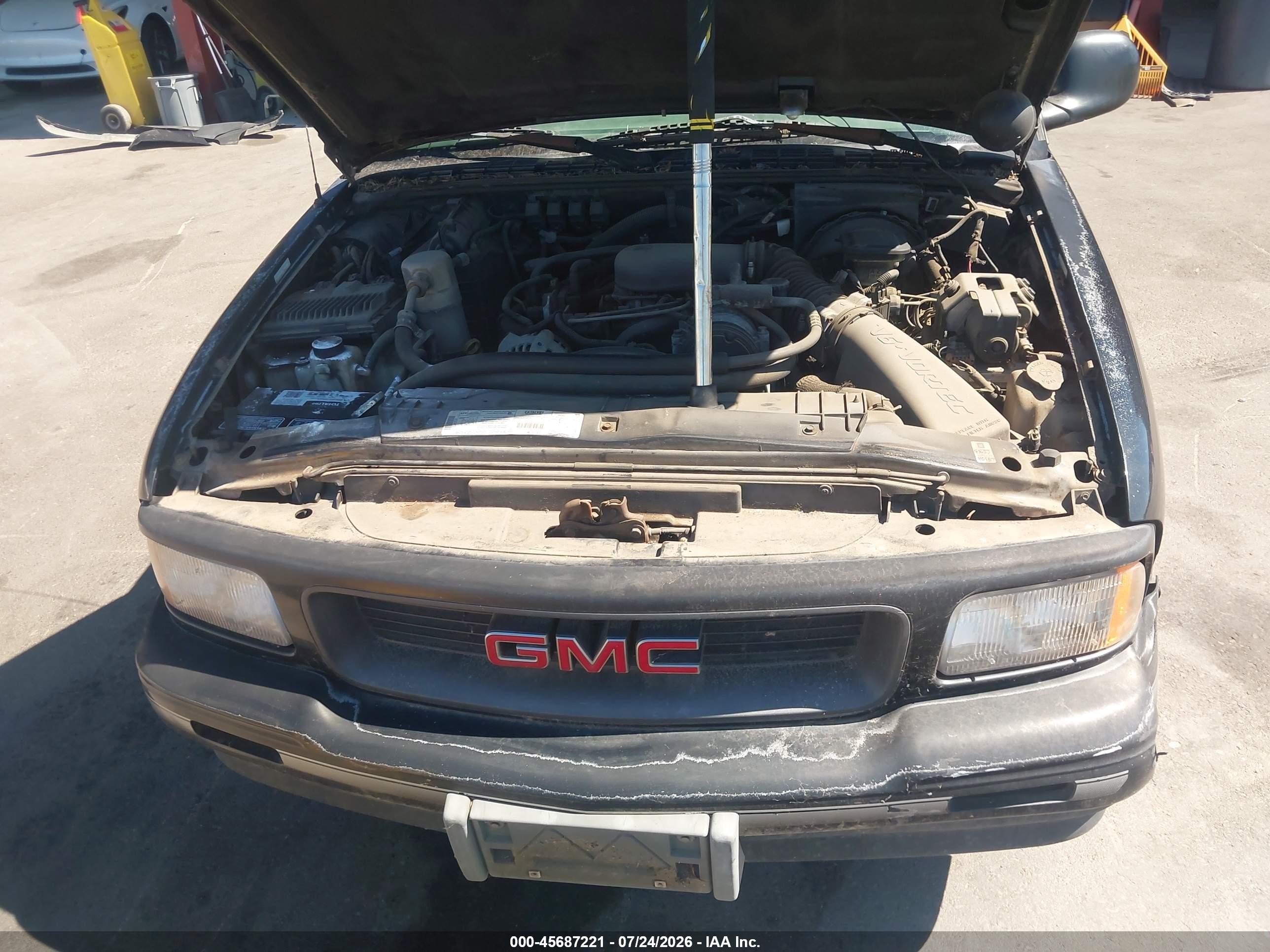 1997 Gmc Sonoma Sls Black vin: 1GTCS19X2V8522795
