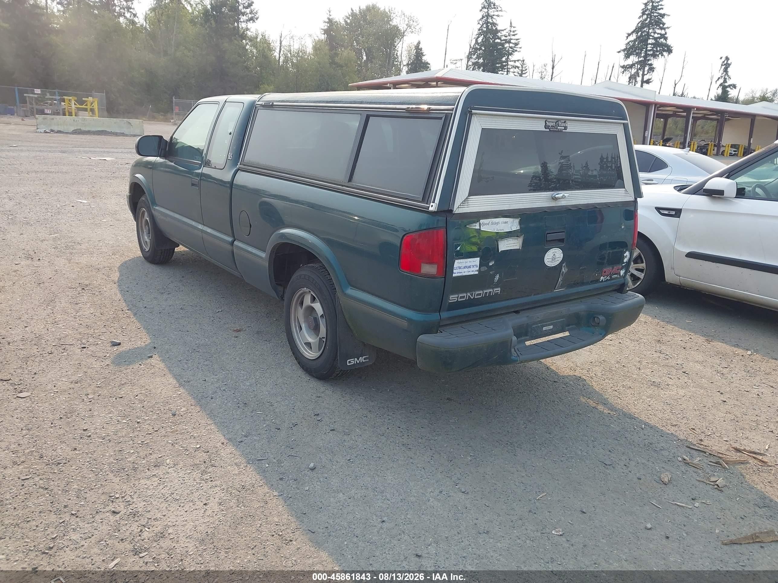 1998 Gmc Sonoma Sls Зеленый vin: 1GTCS19X2W8538772