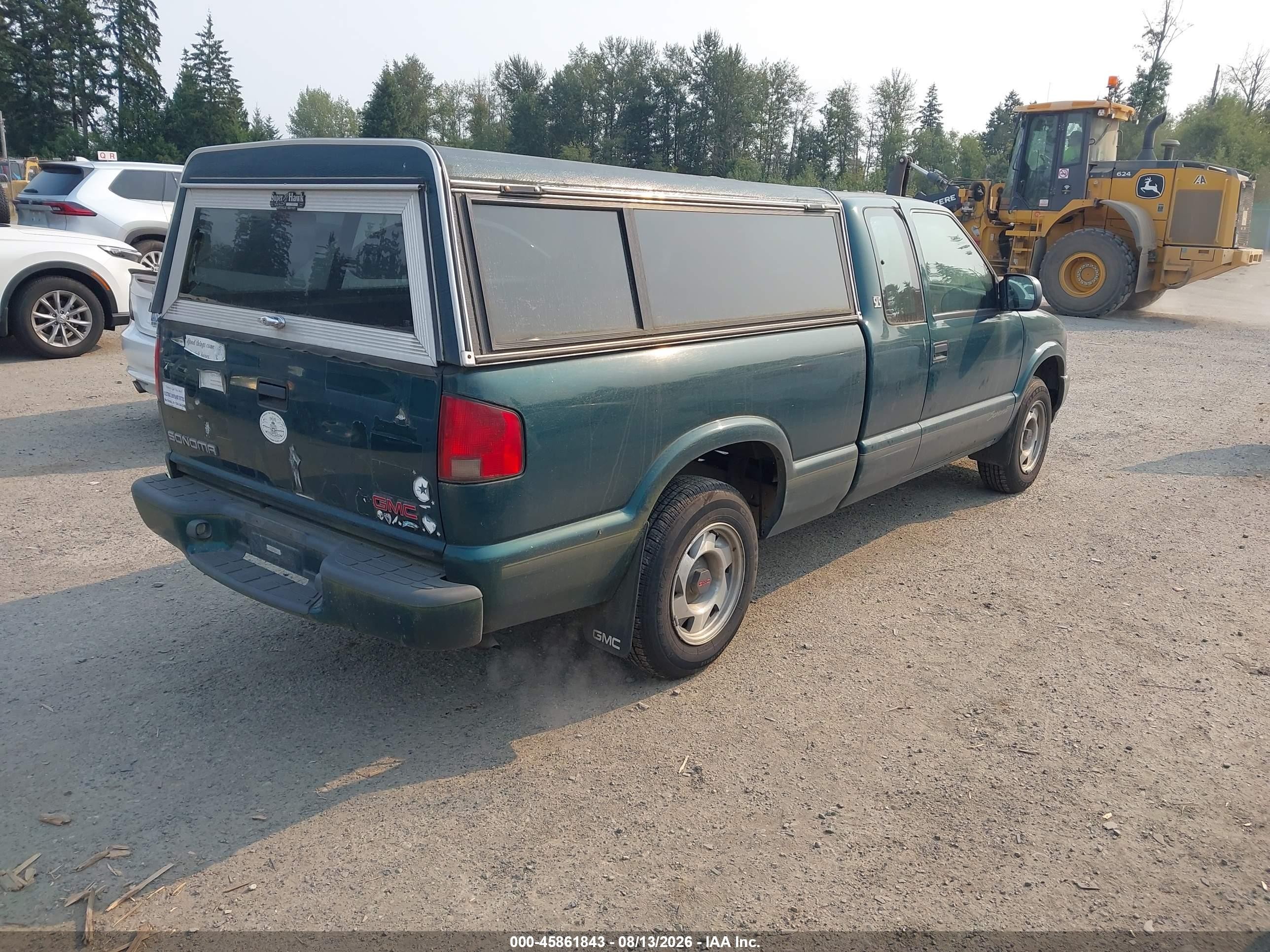 1998 Gmc Sonoma Sls Зеленый vin: 1GTCS19X2W8538772