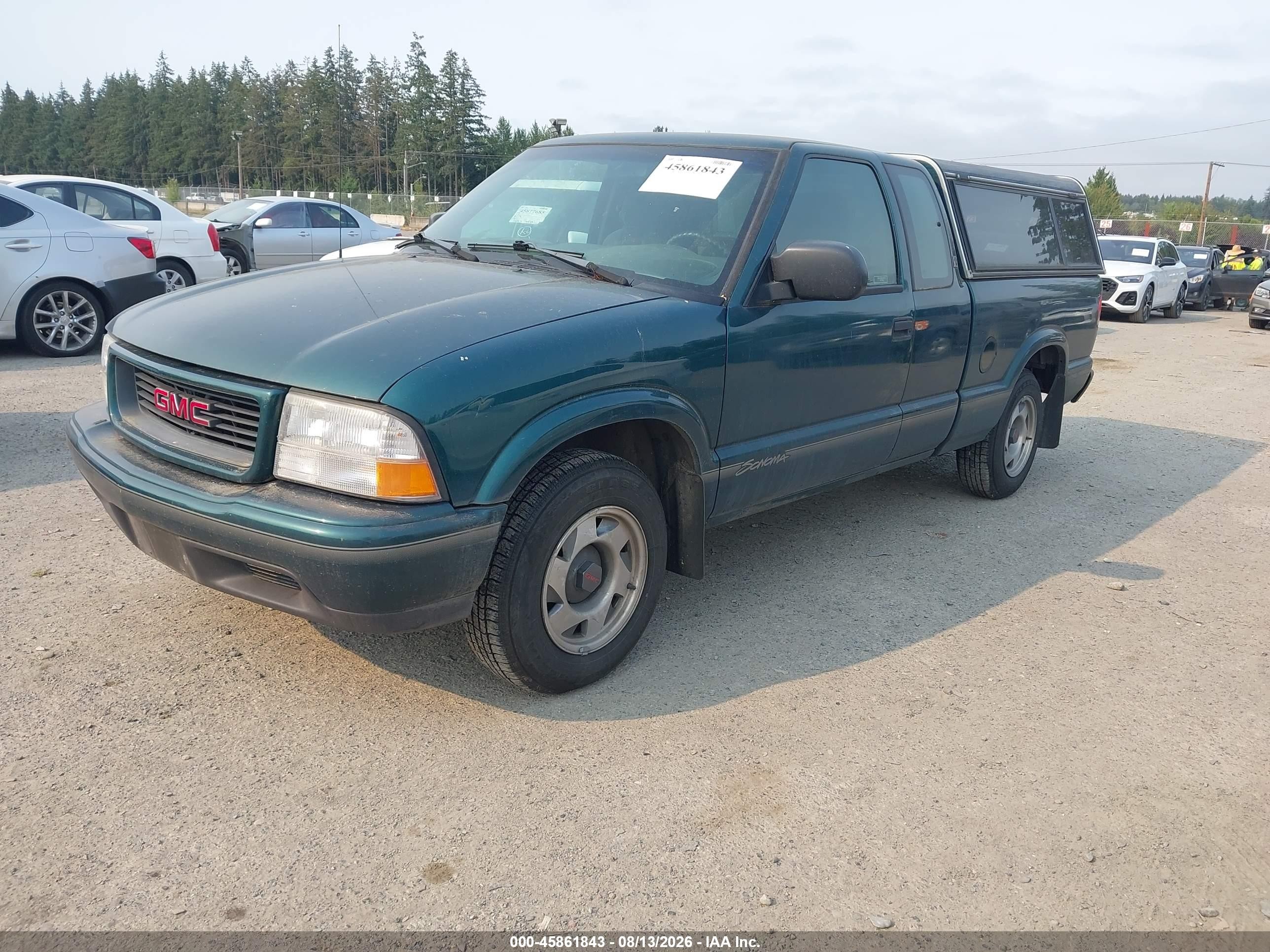 1998 Gmc Sonoma Sls Зеленый vin: 1GTCS19X2W8538772