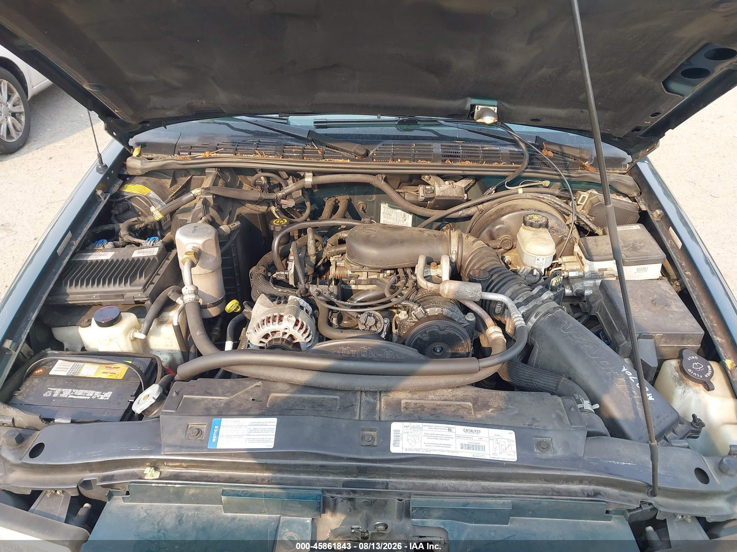 1998 Gmc Sonoma Sls Зеленый vin: 1GTCS19X2W8538772