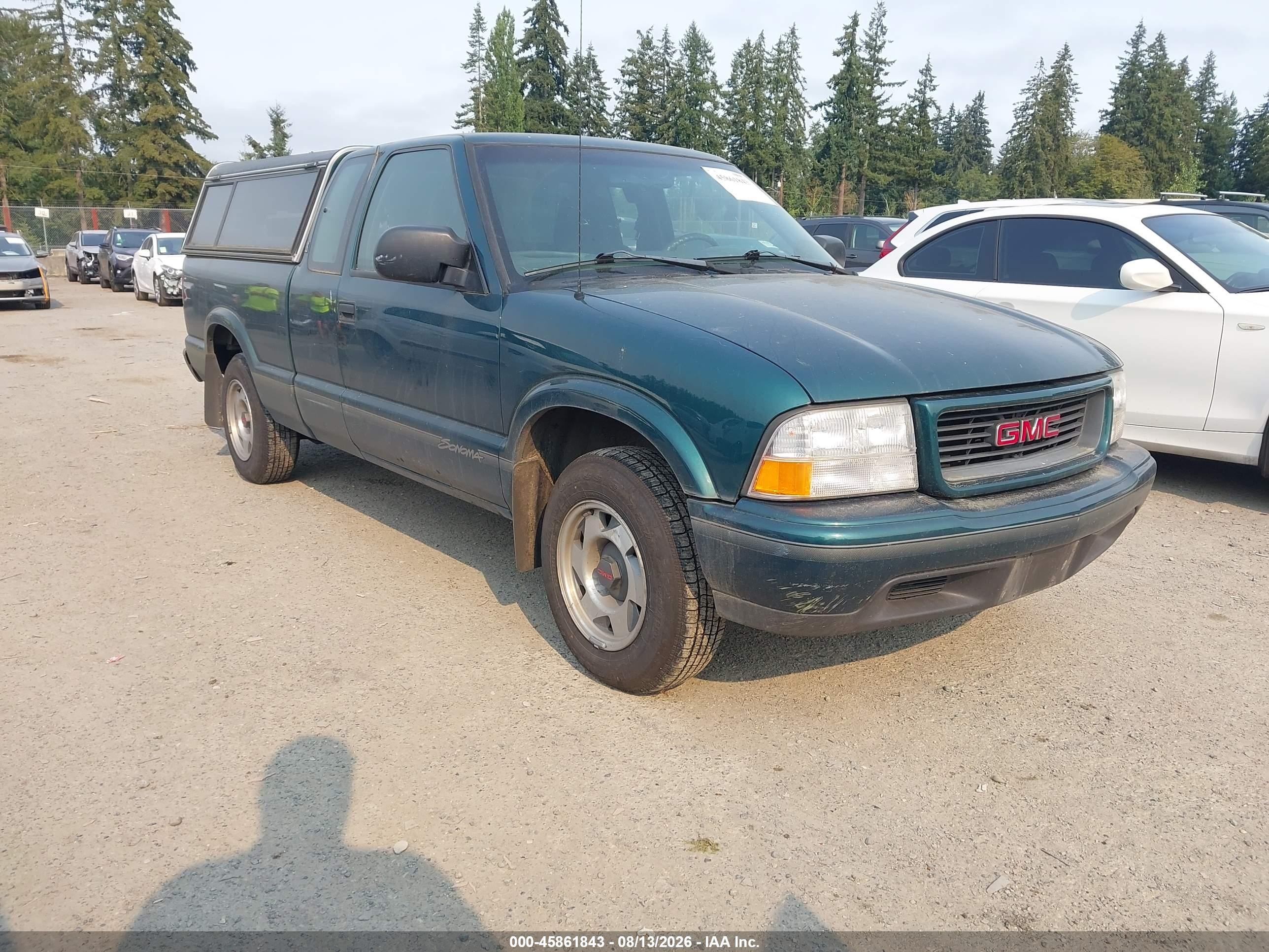1998 Gmc Sonoma Sls Зеленый vin: 1GTCS19X2W8538772