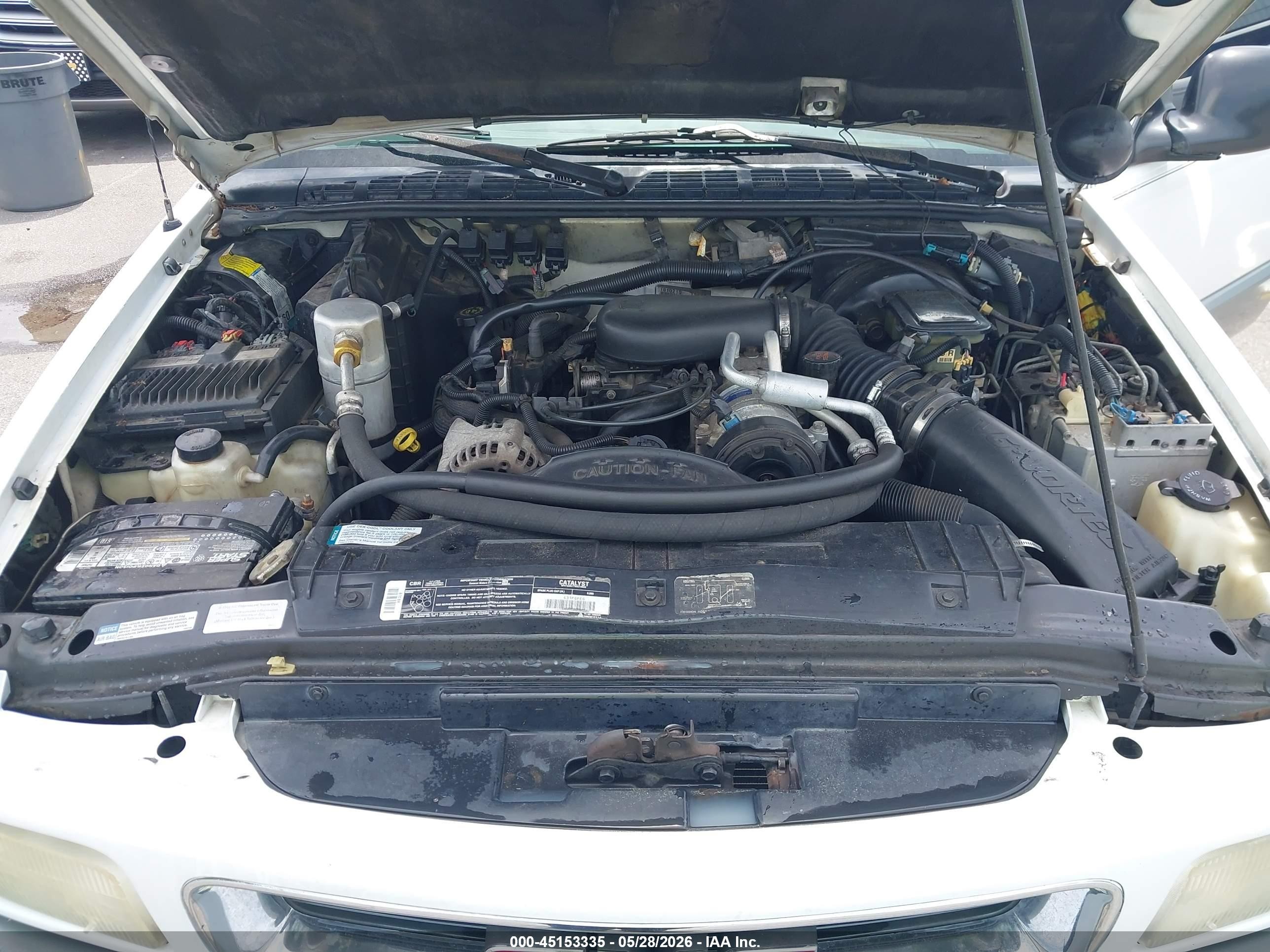 1996 Gmc Sonoma   White vin: 1GTCS19X3TK526449
