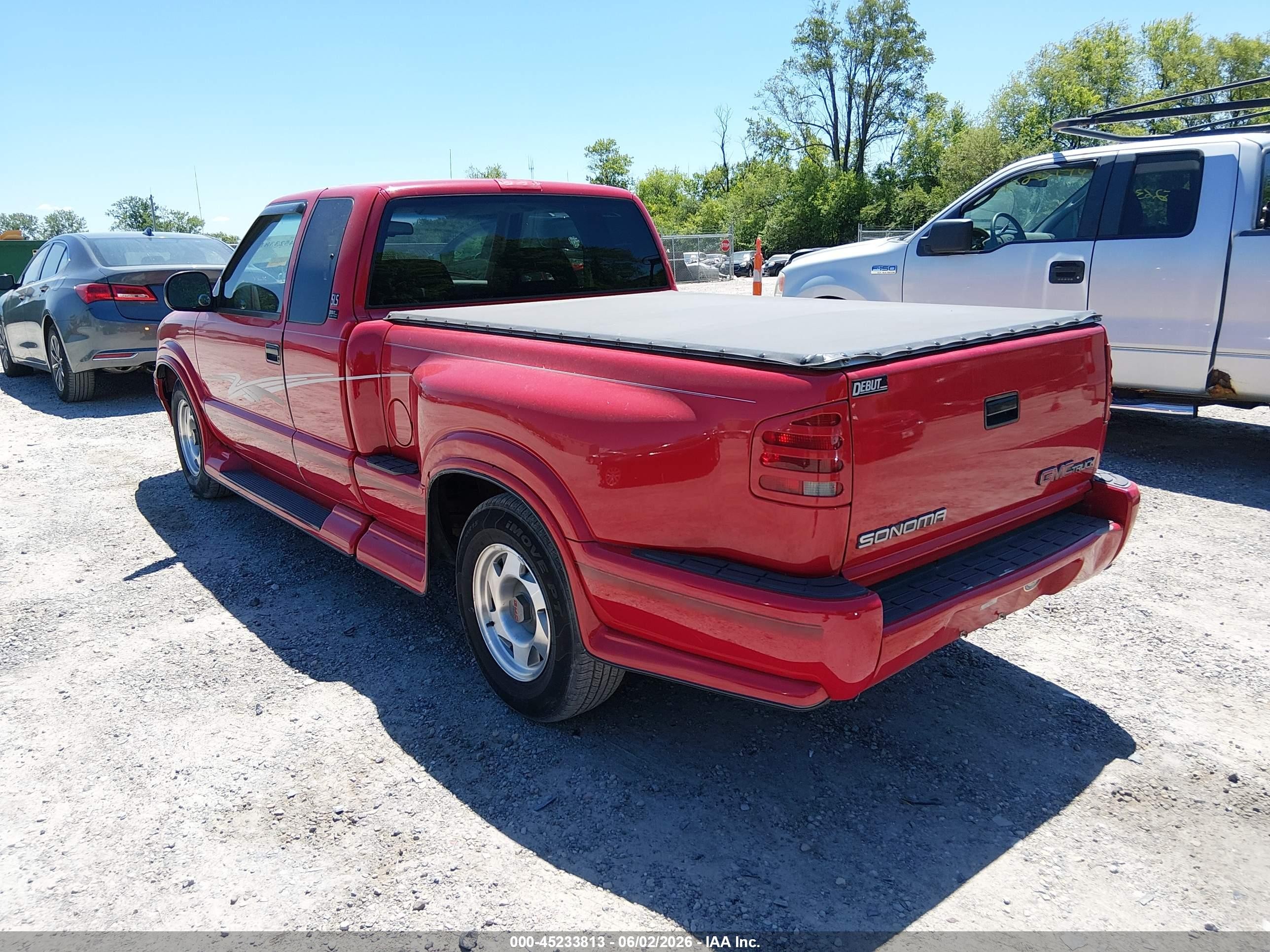 1997 Gmc Sonoma Sls Wideside Red vin: 1GTCS19X3V8504886