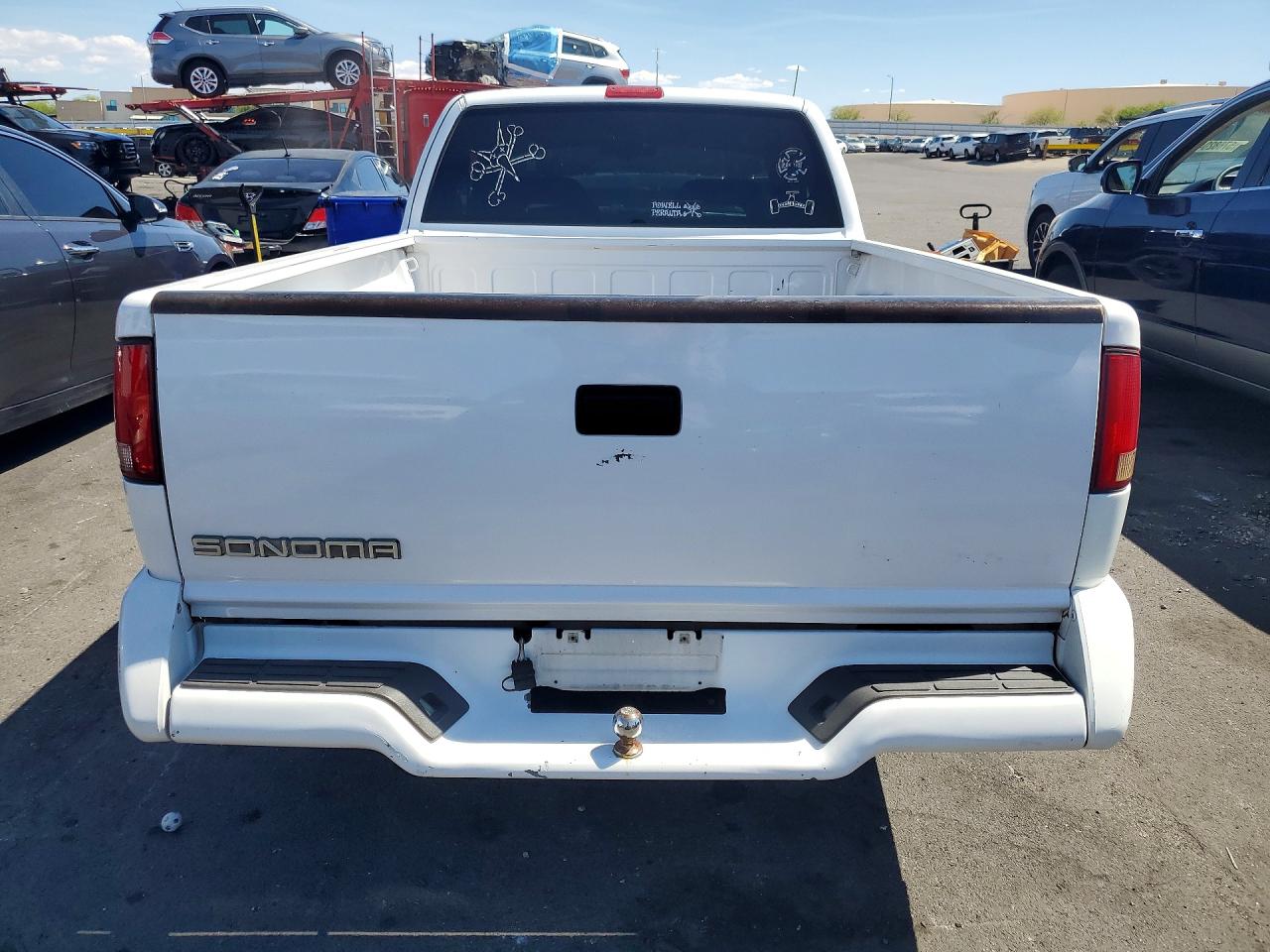 1997 Gmc Sonoma White vin: 1GTCS19X3V8516116