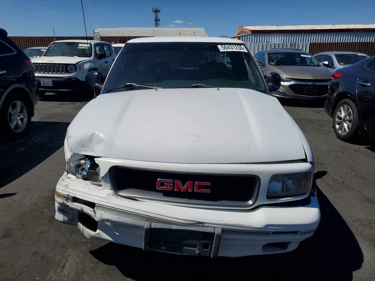 1997 Gmc Sonoma White vin: 1GTCS19X3V8516116