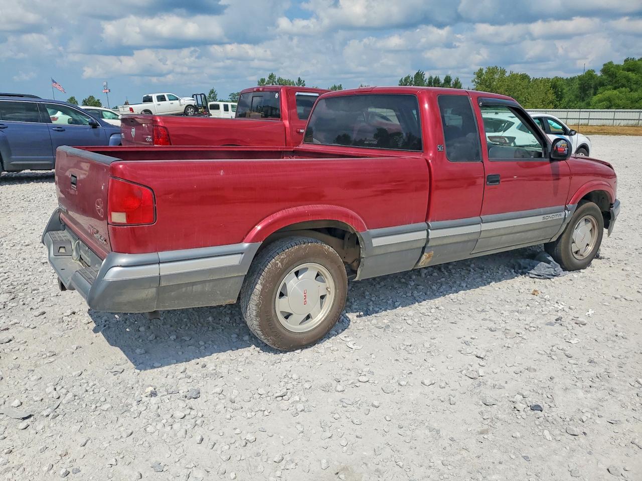 1996 Gmc Sonoma Burgundy vin: 1GTCS19X4T8527638