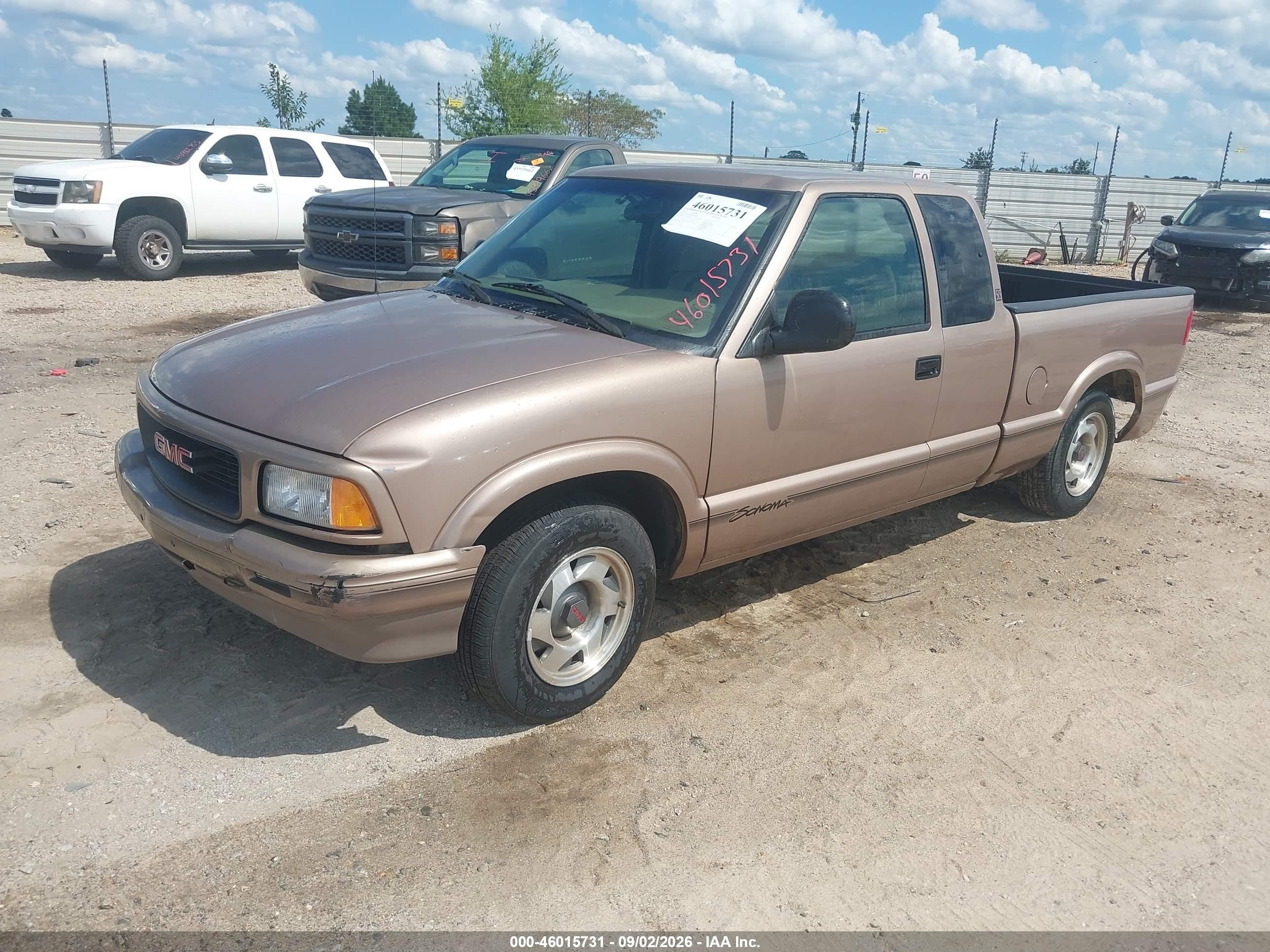 1997 Gmc Sonoma Sls Wideside Gold vin: 1GTCS19X4V8526590