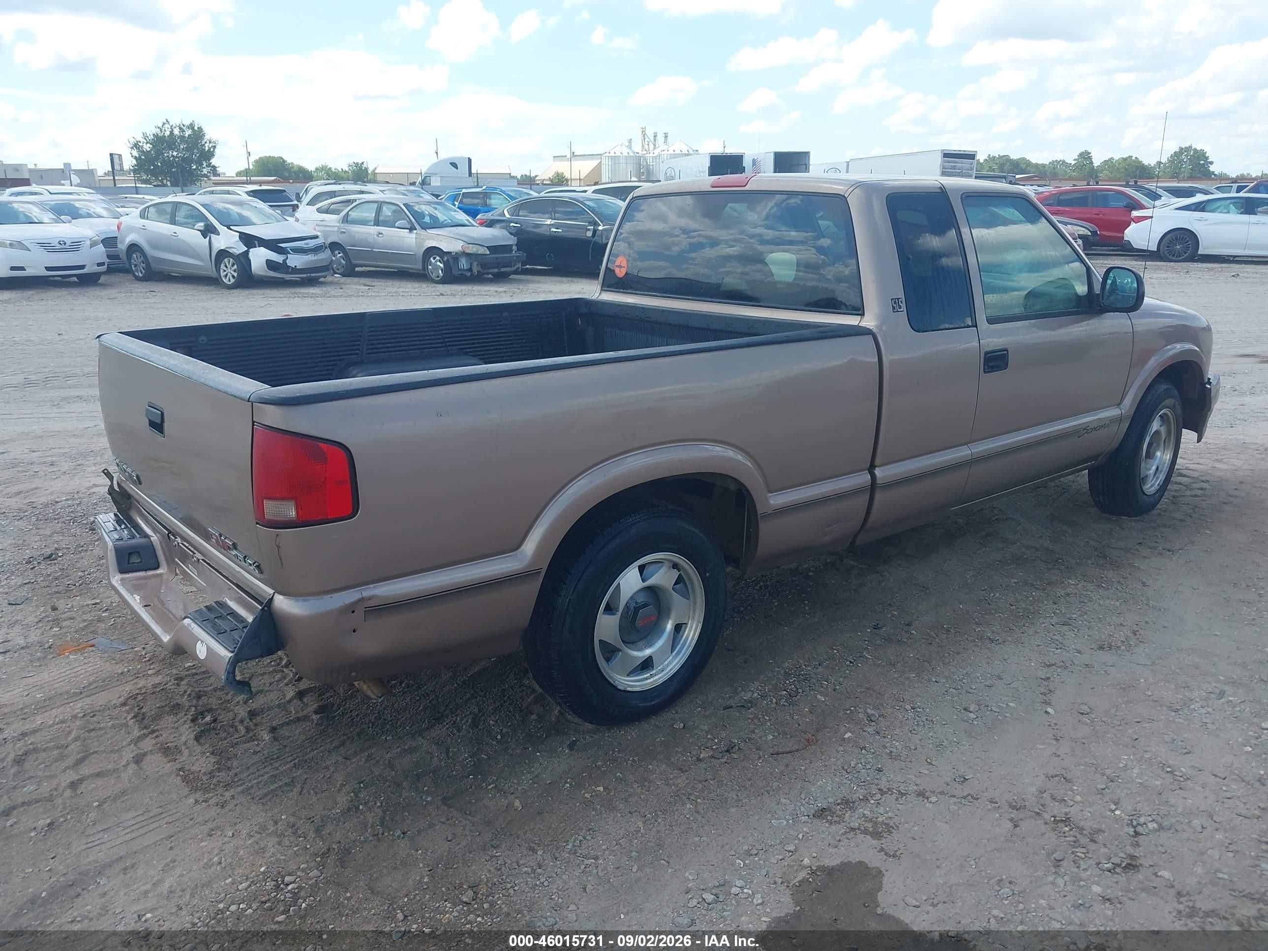 1997 Gmc Sonoma Sls Wideside Gold vin: 1GTCS19X4V8526590
