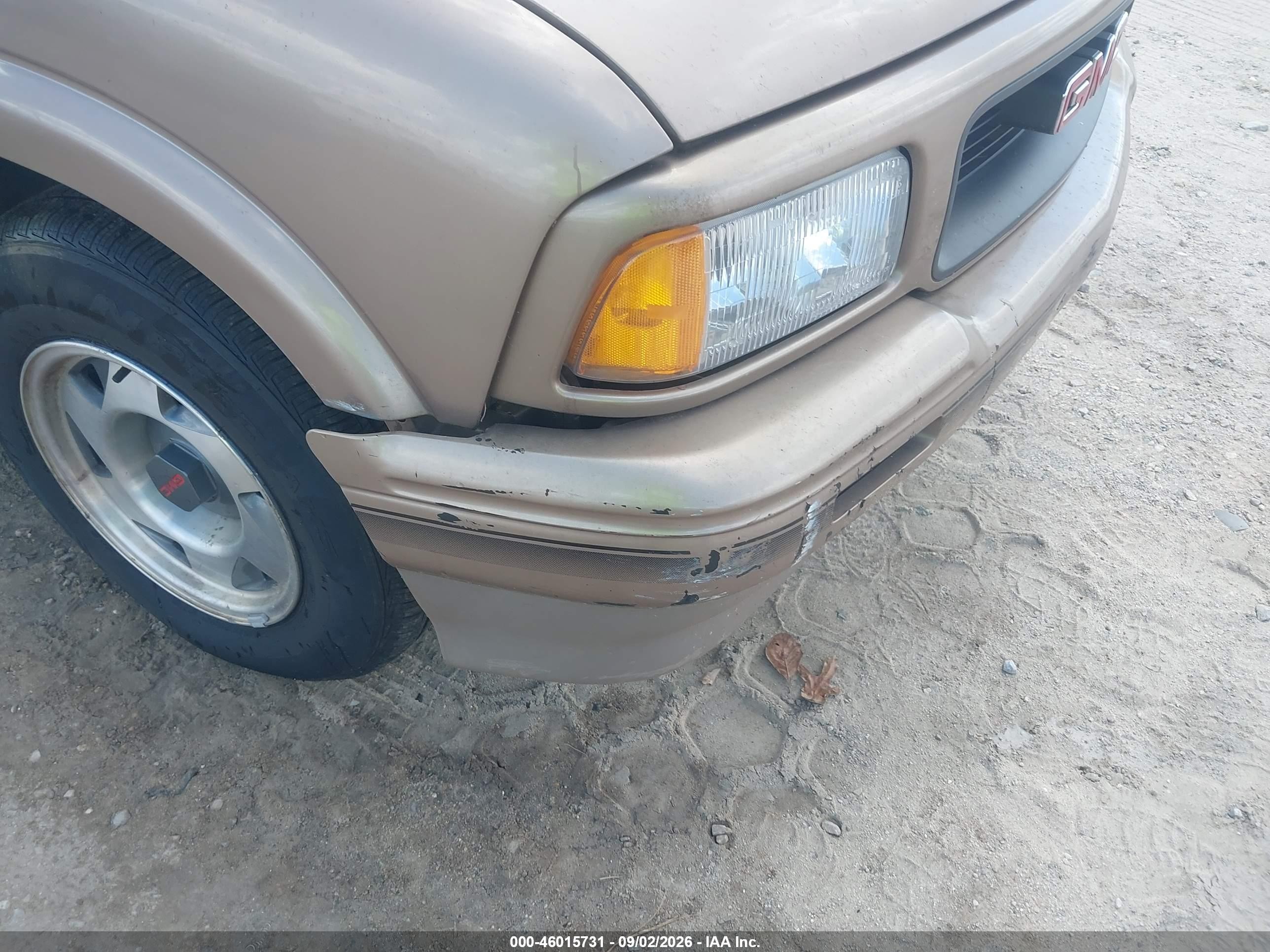 1997 Gmc Sonoma Sls Wideside Gold vin: 1GTCS19X4V8526590