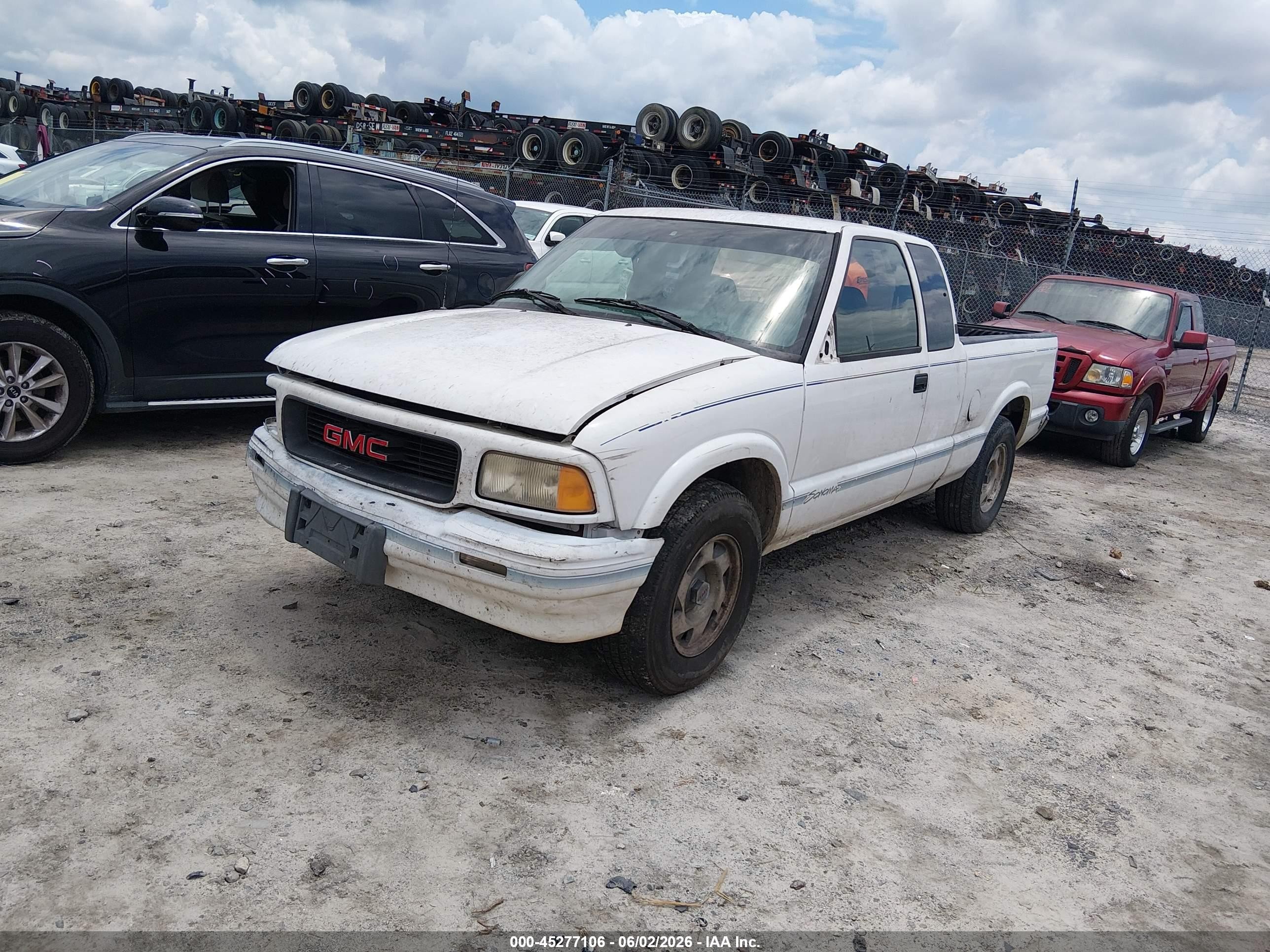 1996 Gmc Sonoma   Белый vin: 1GTCS19X6T8505589