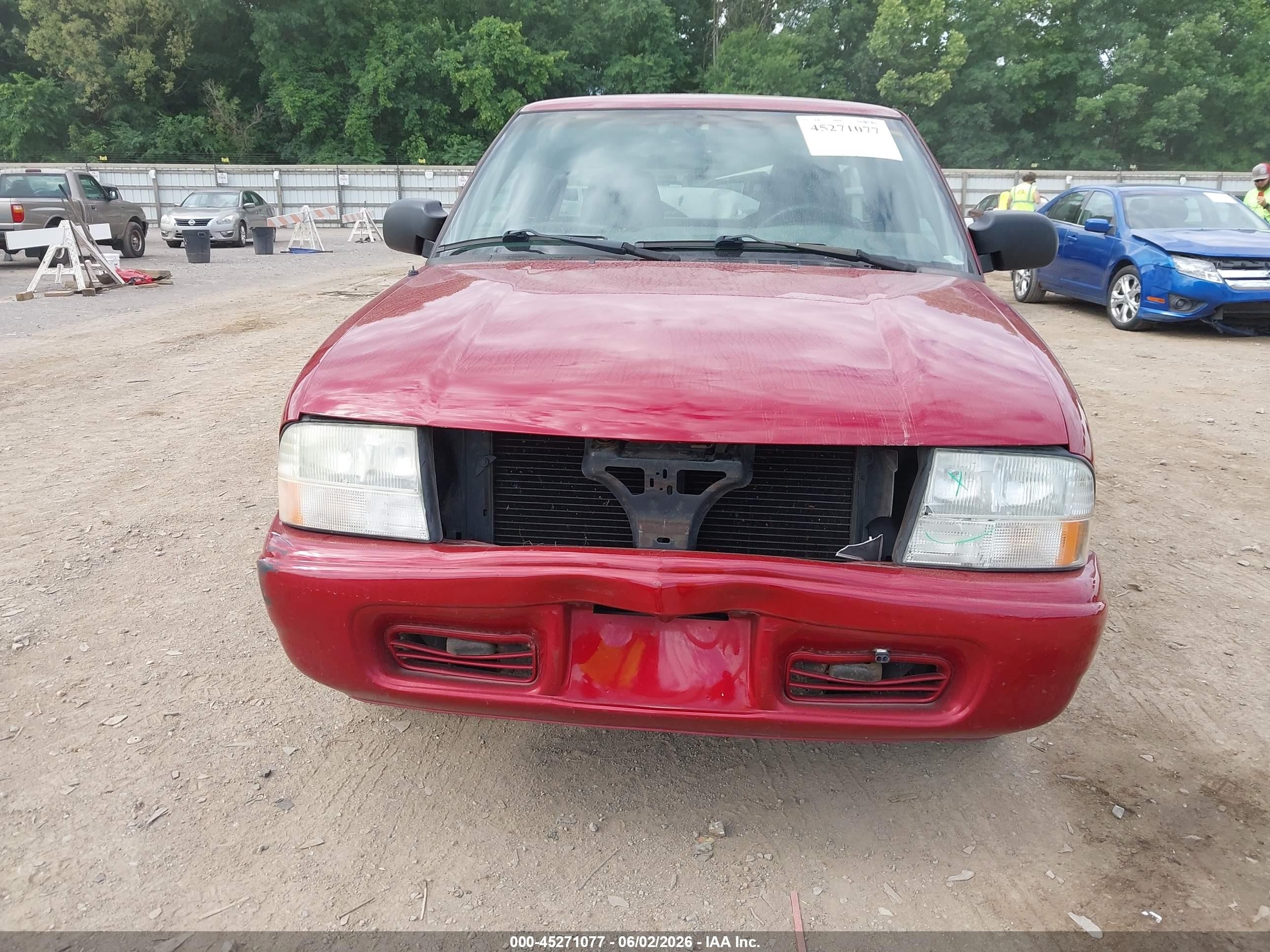 2003 Gmc Sonoma Sls Red vin: 1GTCS19X838272198