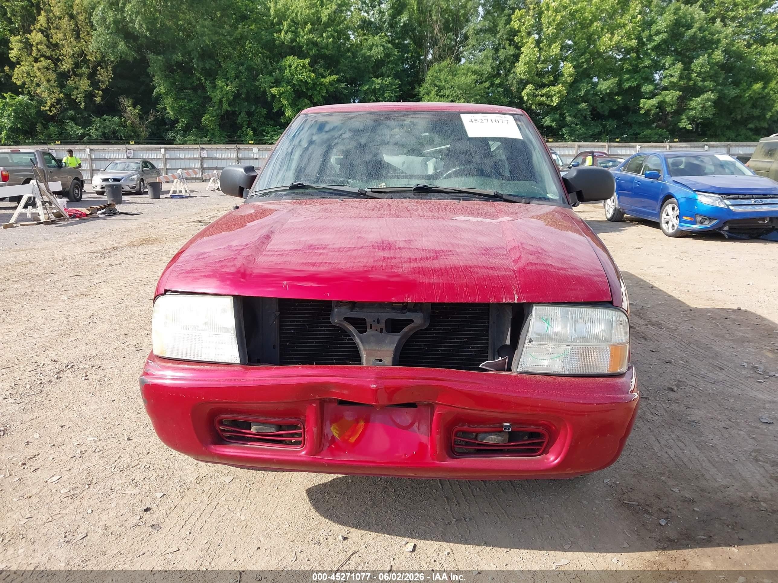 2003 Gmc Sonoma Sls Red vin: 1GTCS19X838272198