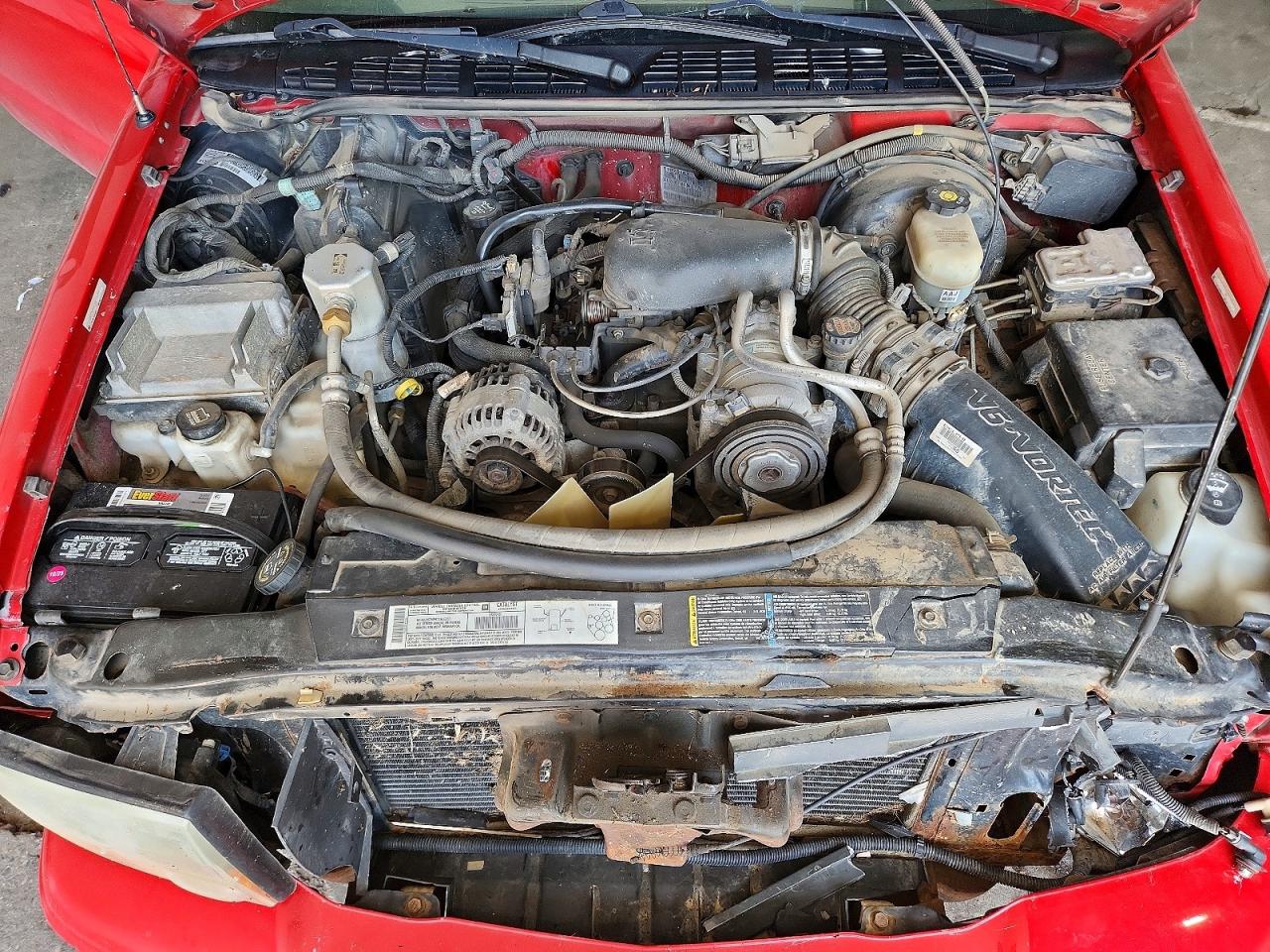 2003 Gmc Sonoma Красный vin: 1GTCS19XX38222497