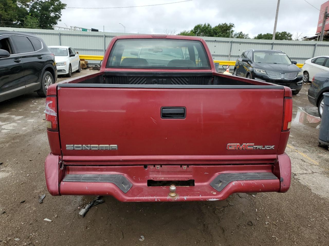 1996 Gmc Sonoma Темно-бордовый vin: 1GTCS19XXT8515381