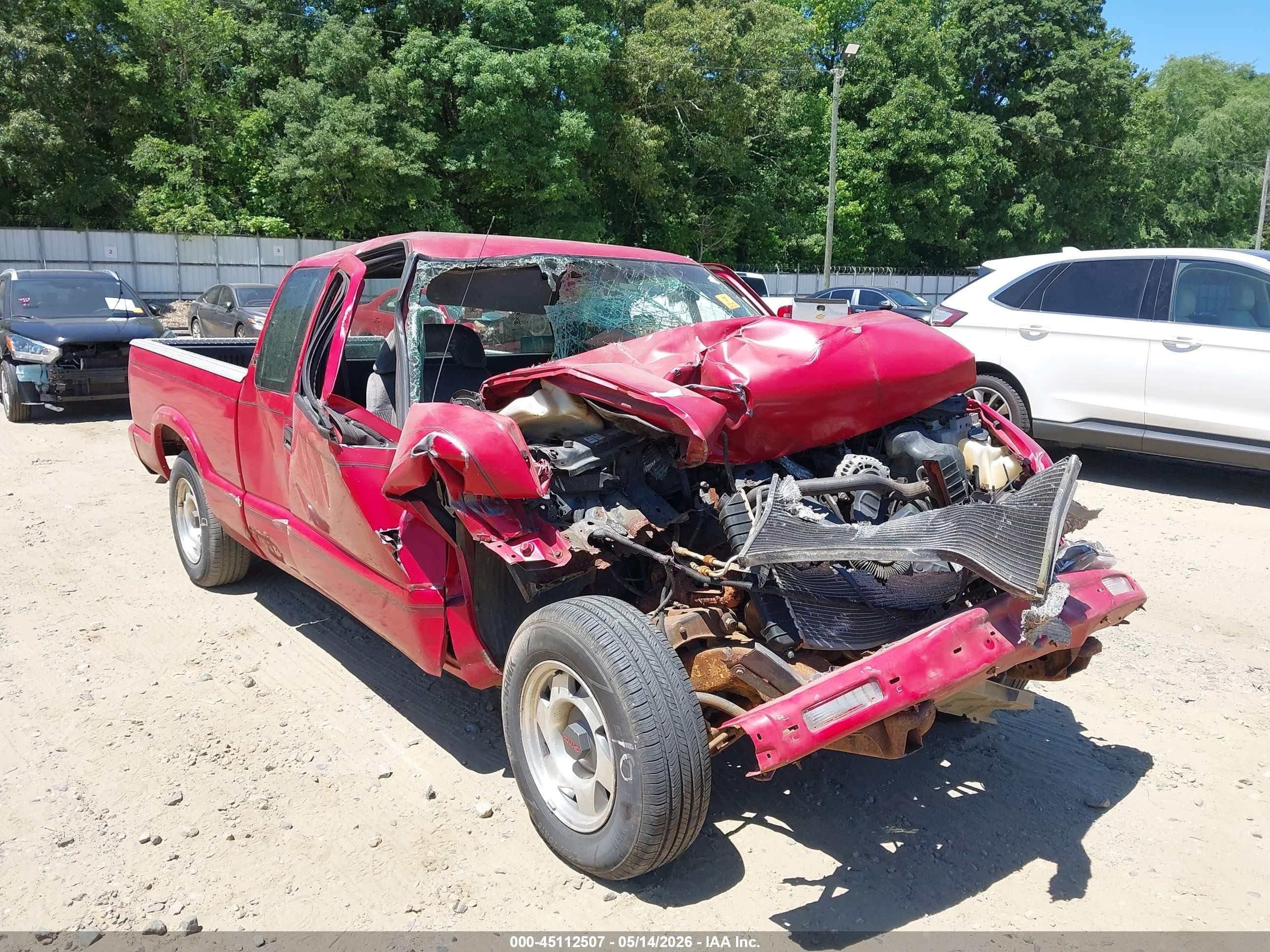 1995 Gmc Sonoma   Red vin: 1GTCS19Z3S8509275
