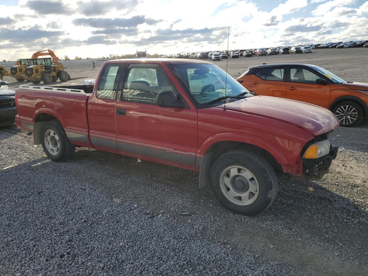 1994 Gmc Sonoma Red vin: 1GTCS19Z4R8523597
