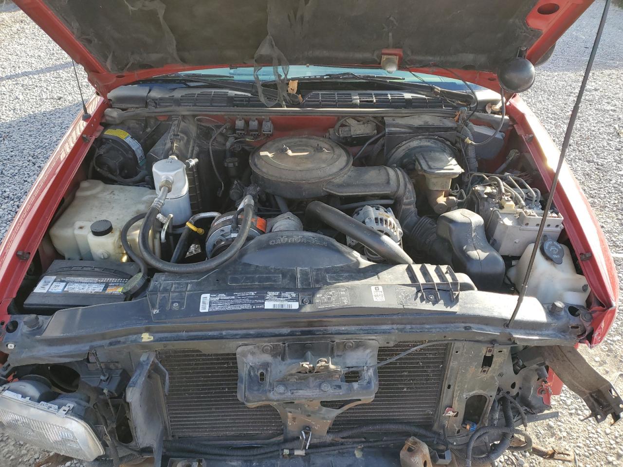 1994 Gmc Sonoma Red vin: 1GTCS19Z4R8523597