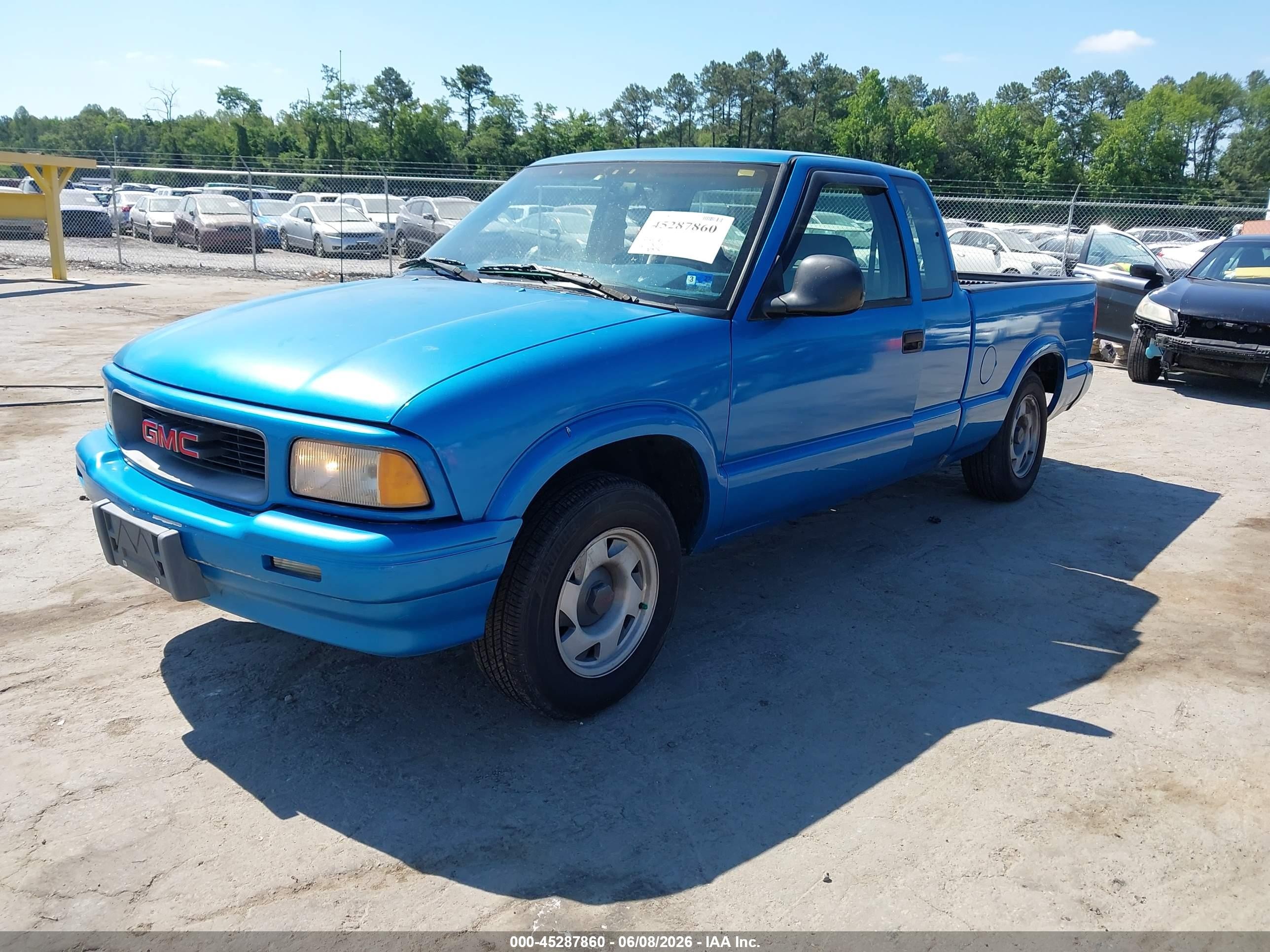 1995 Gmc Sonoma   Blue vin: 1GTCS19Z7S8515600