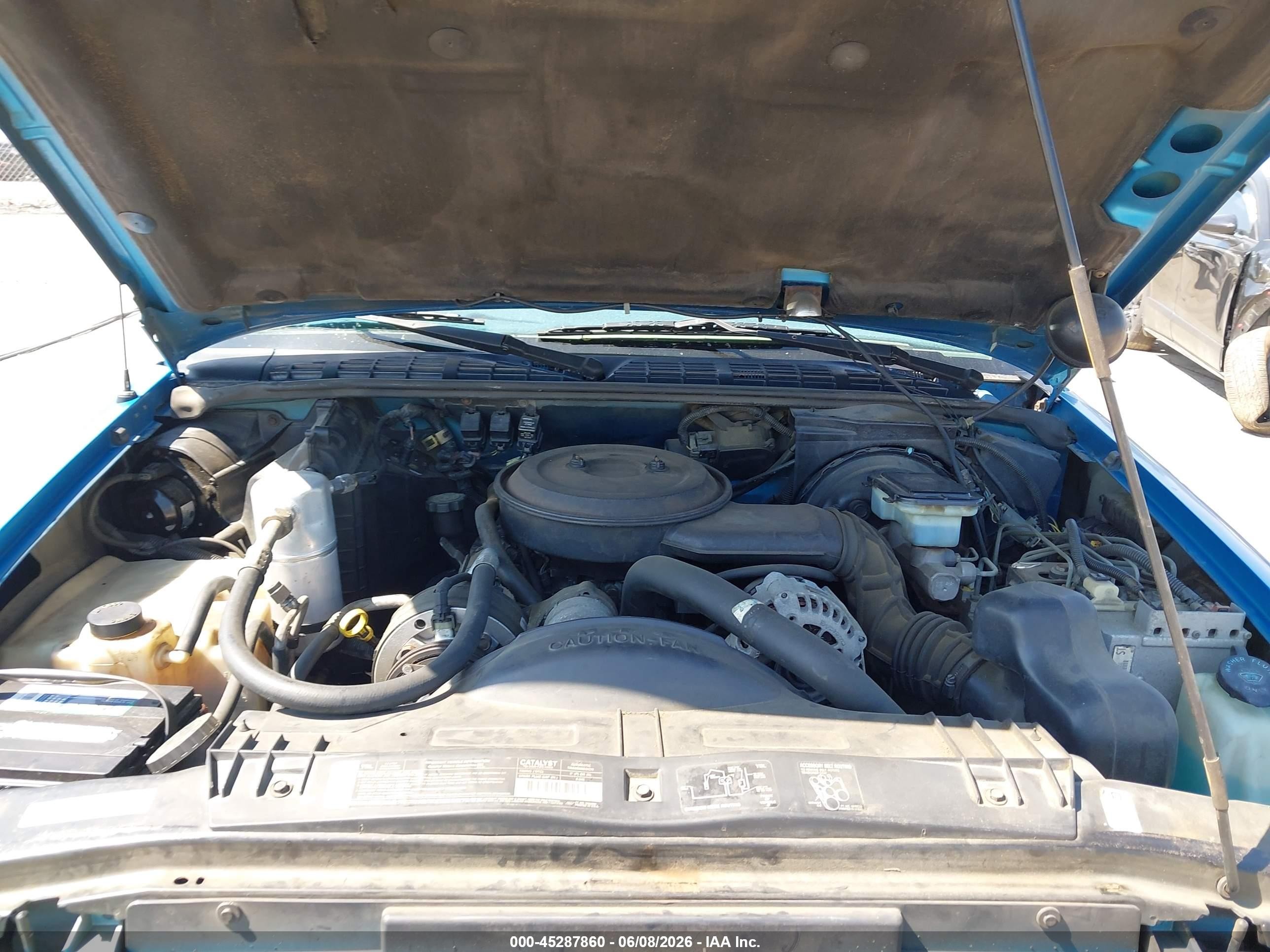 1995 Gmc Sonoma   Blue vin: 1GTCS19Z7S8515600