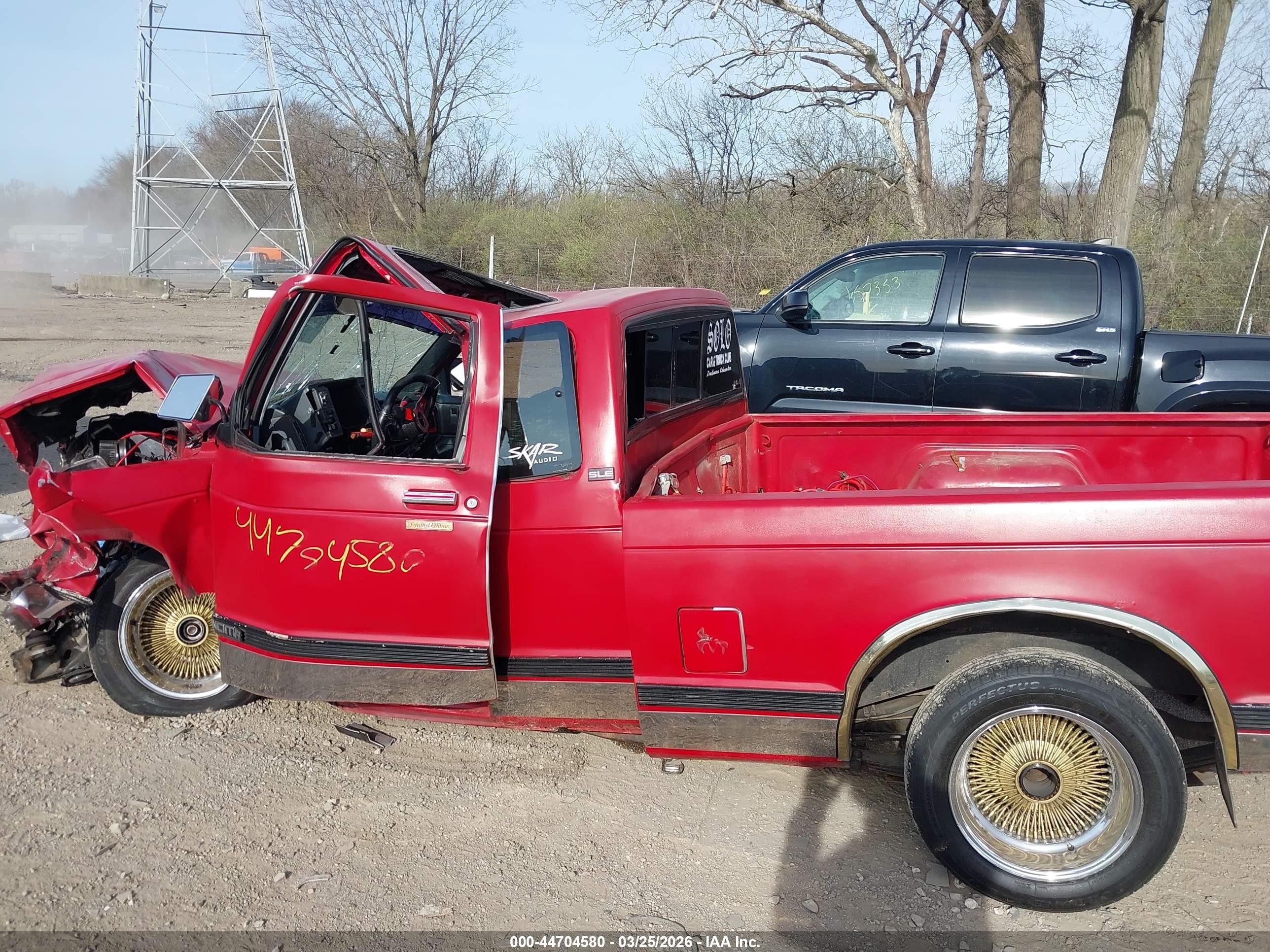 1991 Gmc Sonoma   Красный vin: 1GTCS19Z8M2551222