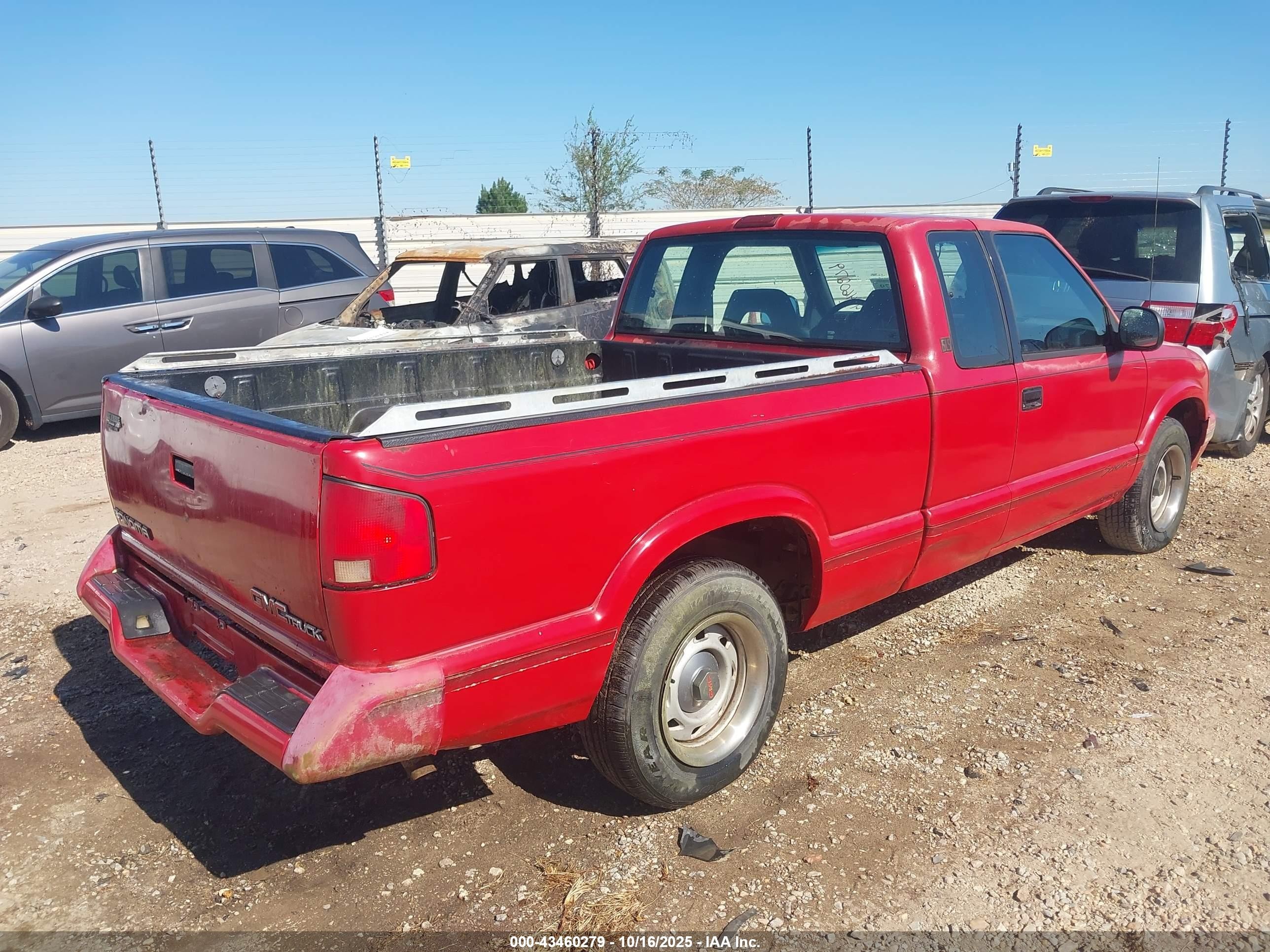 1994 Gmc Sonoma   Красный vin: 1GTCS19Z9RK504112
