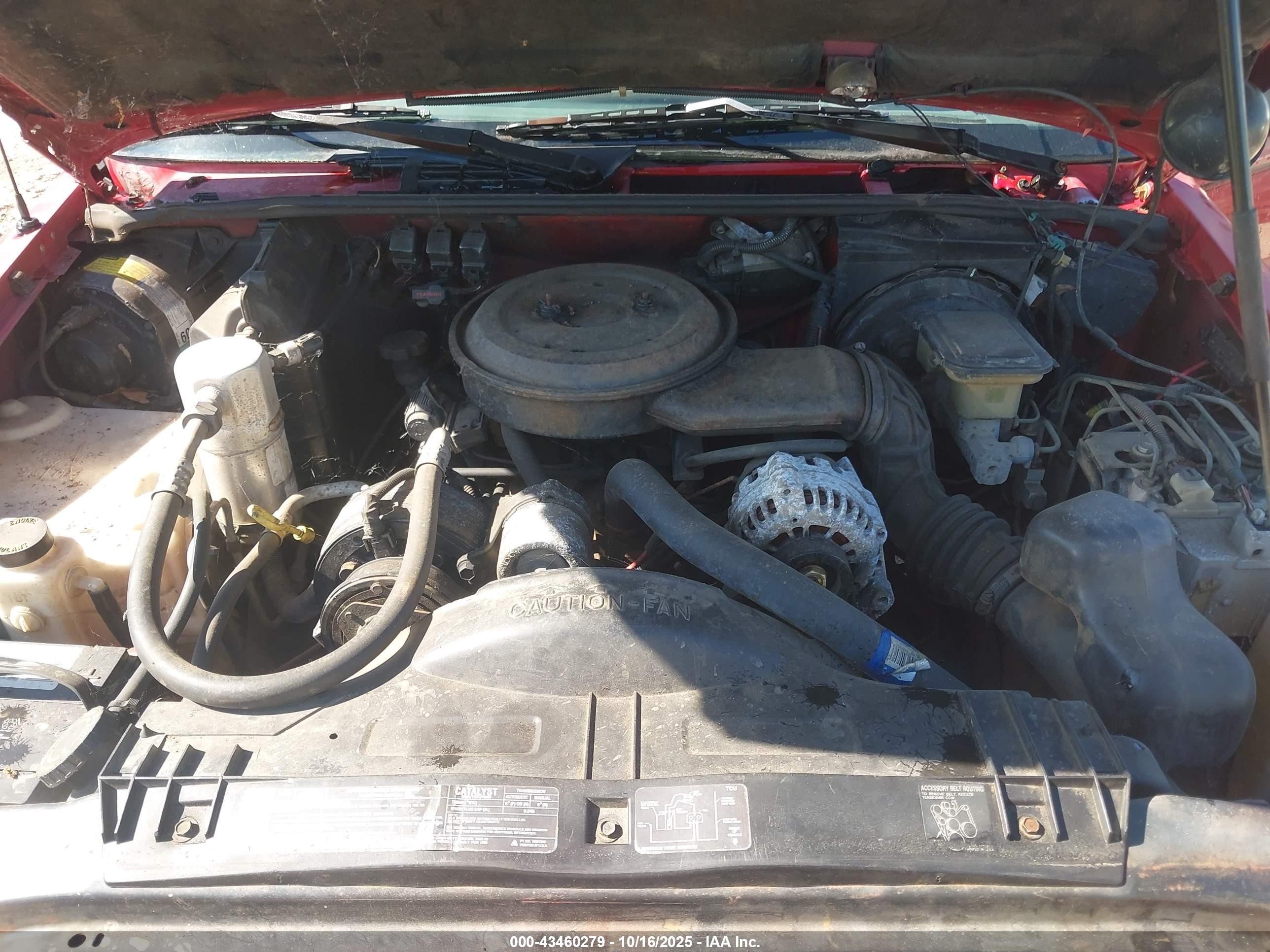 1994 Gmc Sonoma   Красный vin: 1GTCS19Z9RK504112