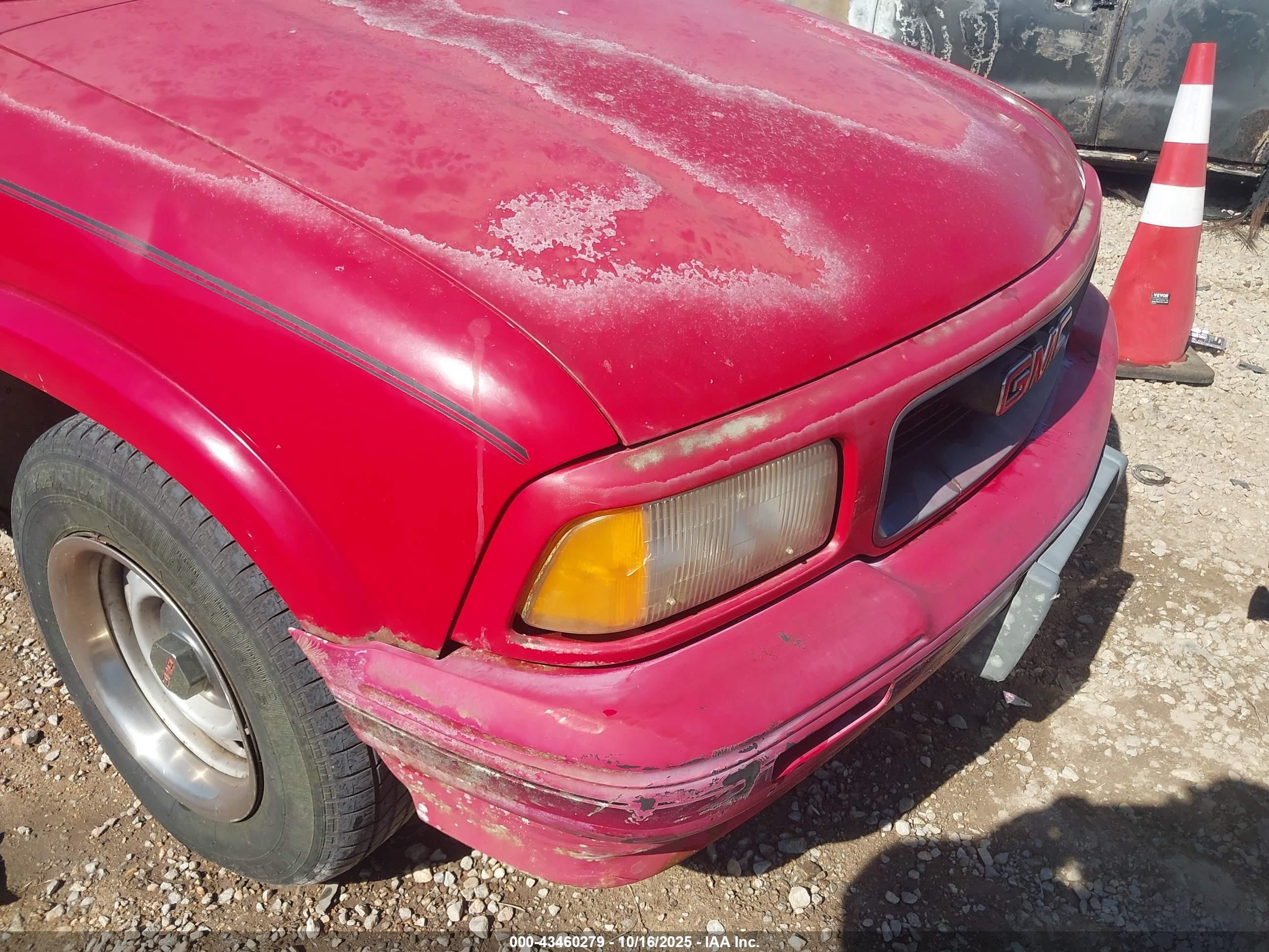 1994 Gmc Sonoma   Красный vin: 1GTCS19Z9RK504112