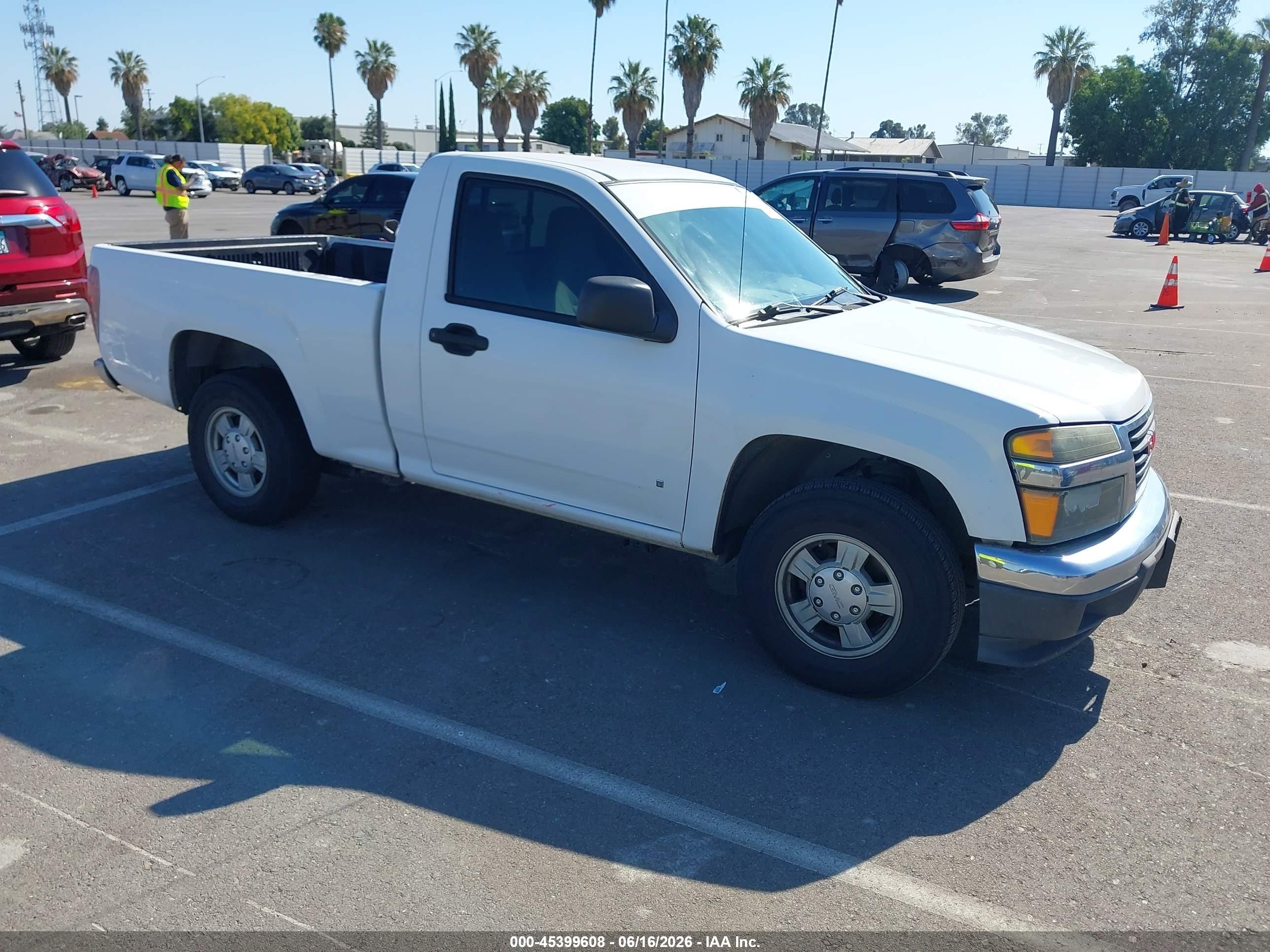 2008 Gmc Canyon Sl White vin: 1GTCS24E588224953