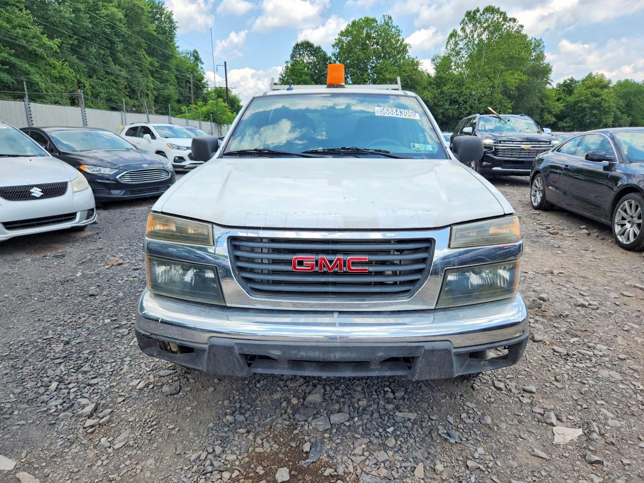 2008 Gmc Canyon Sle White vin: 1GTCS339688190810
