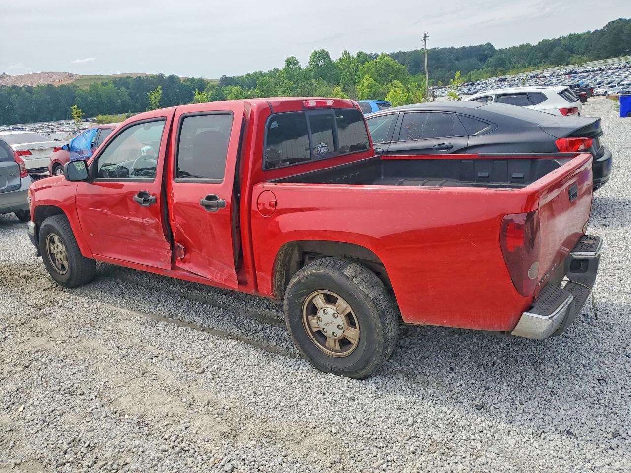 2008 Gmc Canyon Sle Red vin: 1GTCS33E788184432