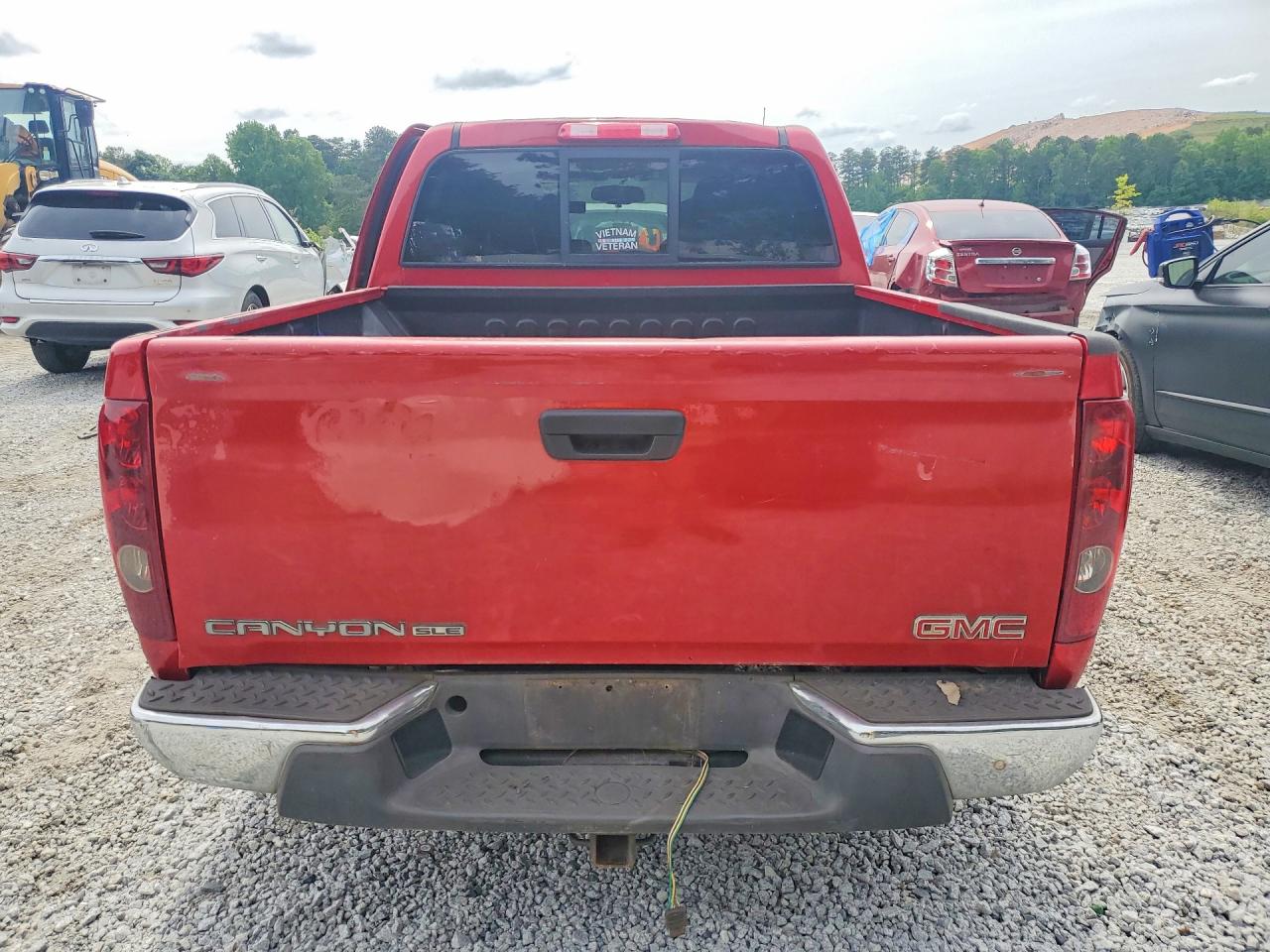 2008 Gmc Canyon Sle Red vin: 1GTCS33E788184432