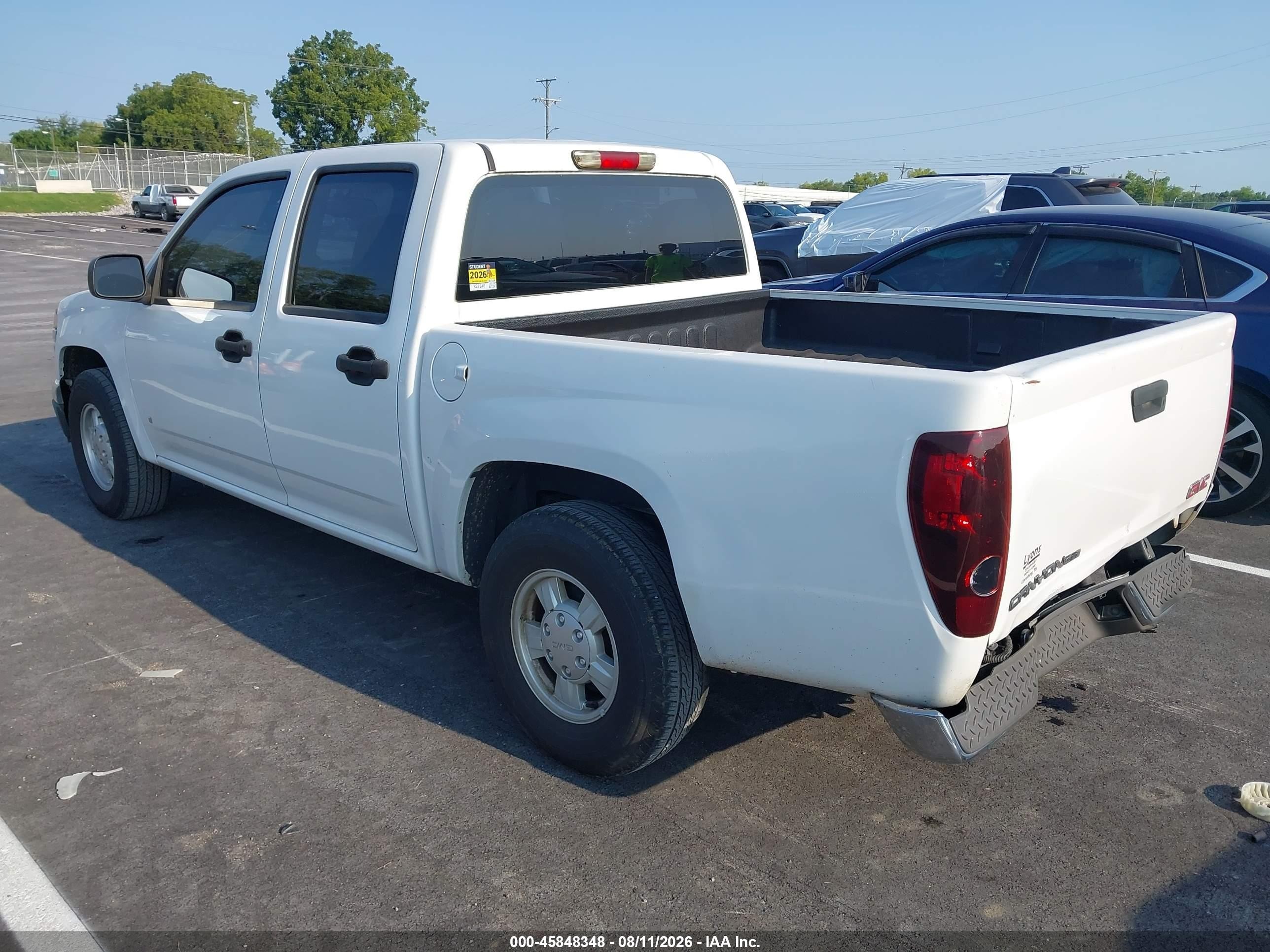 2008 Gmc Canyon Sle1 White vin: 1GTCS33EX88201384