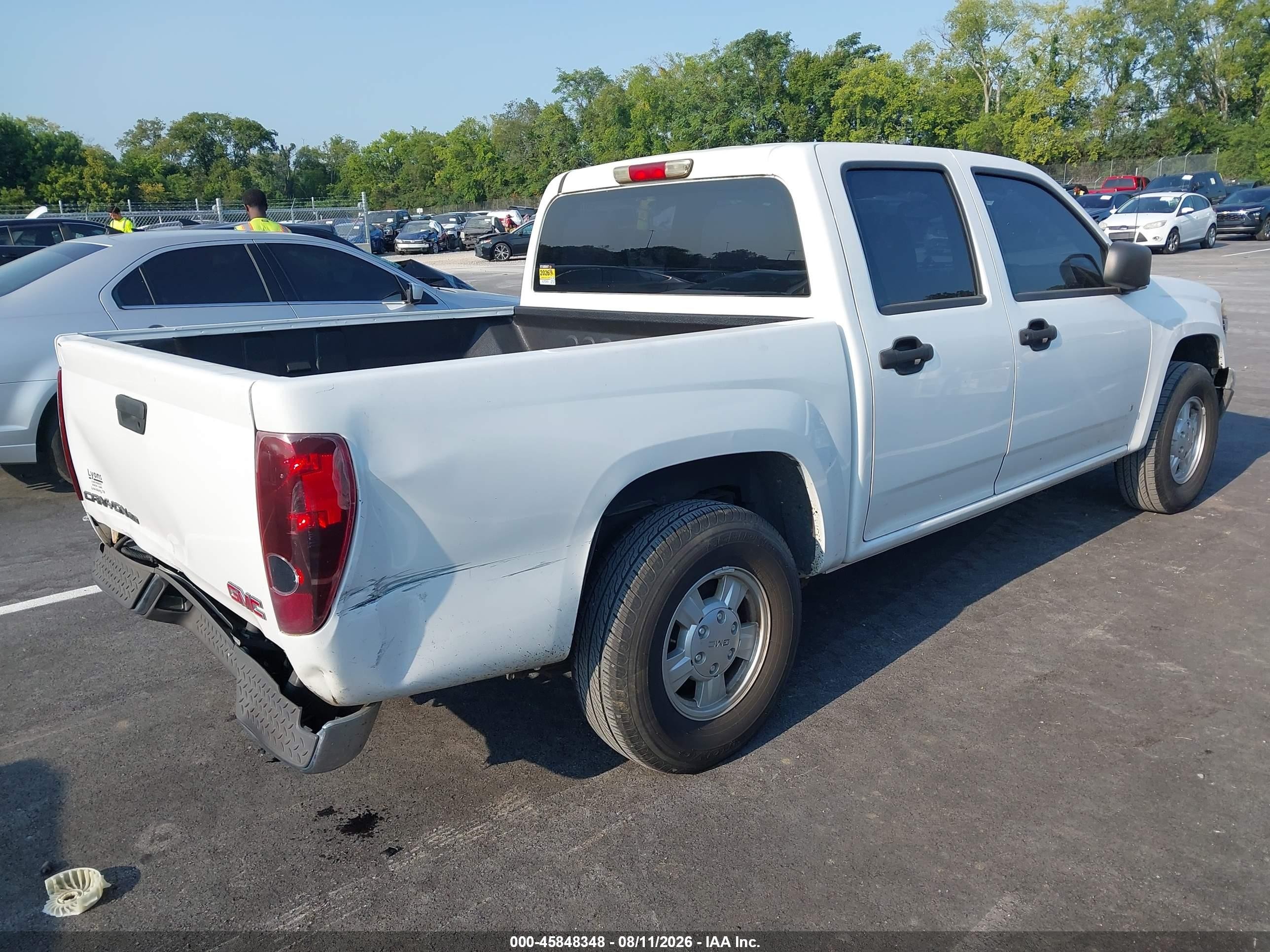 2008 Gmc Canyon Sle1 White vin: 1GTCS33EX88201384