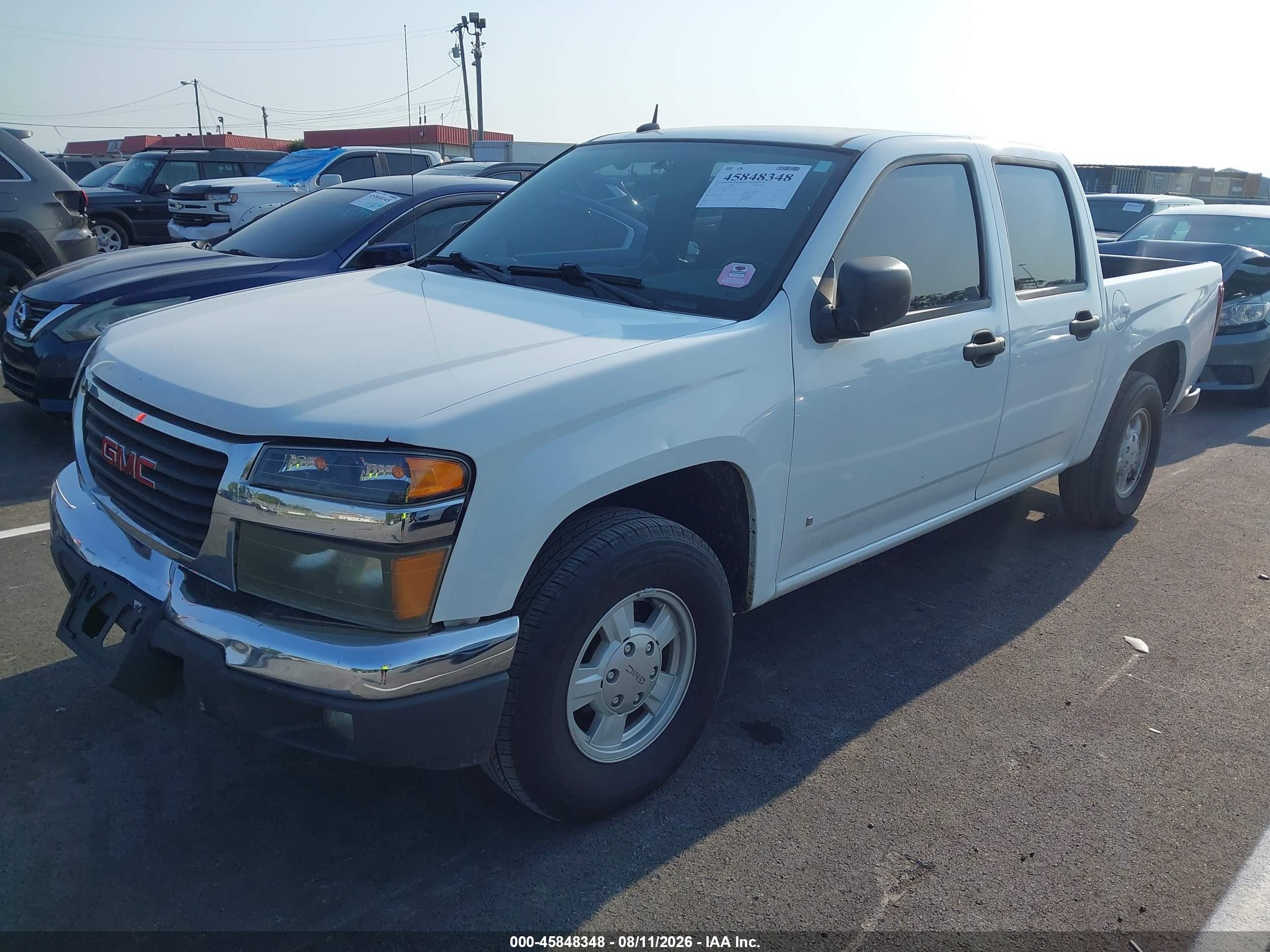 2008 Gmc Canyon Sle1 White vin: 1GTCS33EX88201384