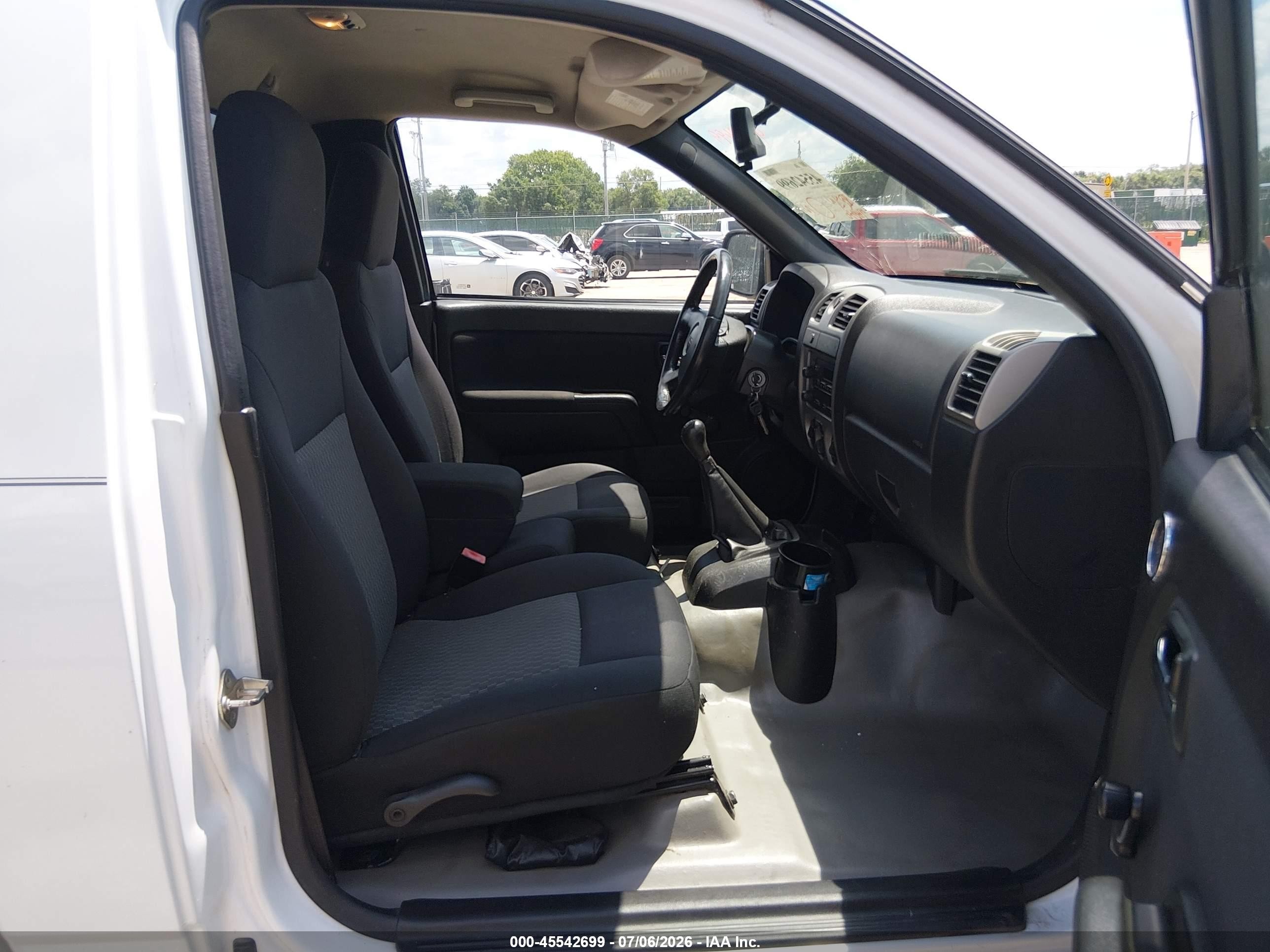 2010 Gmc Canyon Work Truck White vin: 1GTCSBD91A8135633