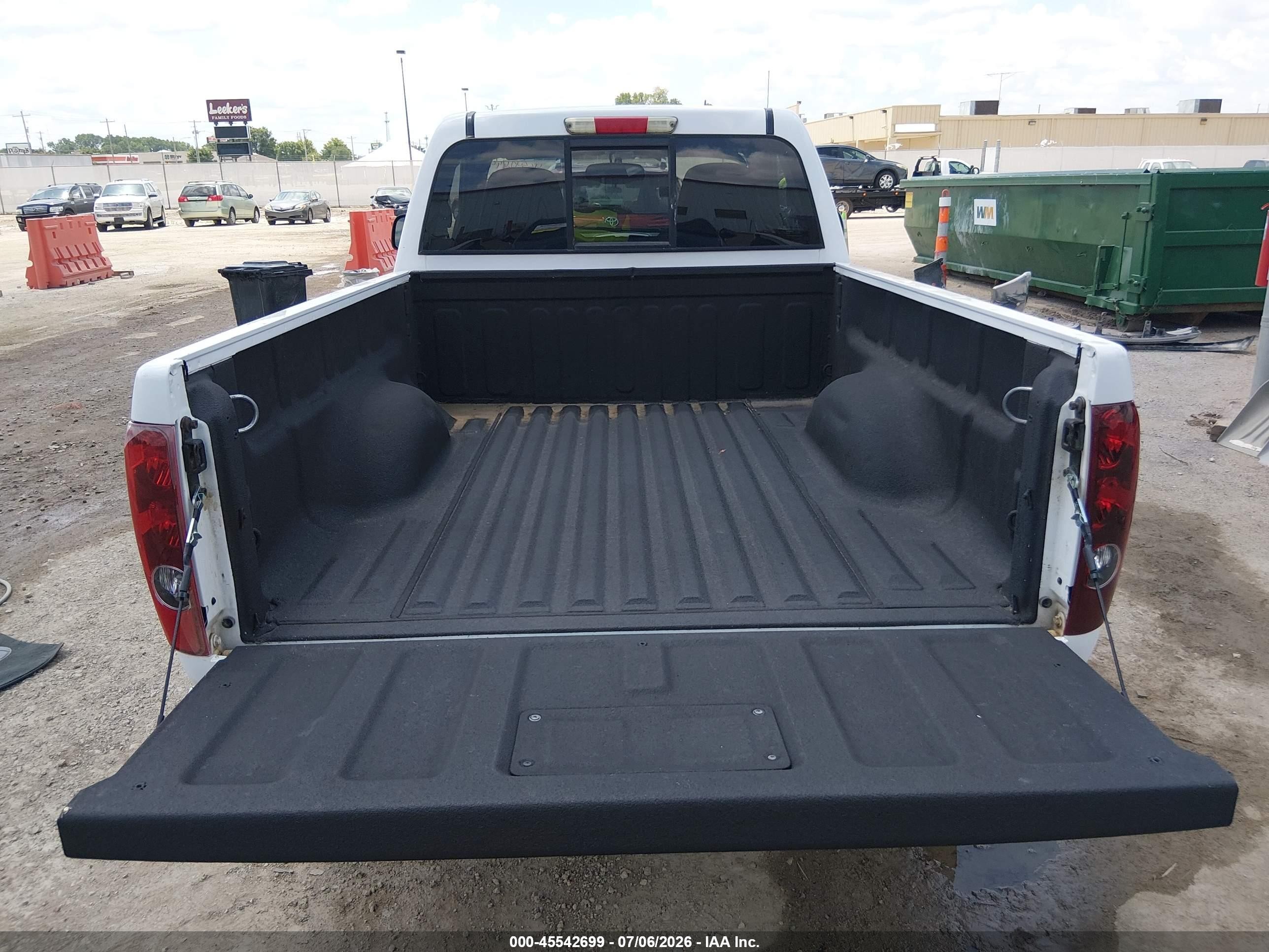 2010 Gmc Canyon Work Truck White vin: 1GTCSBD91A8135633