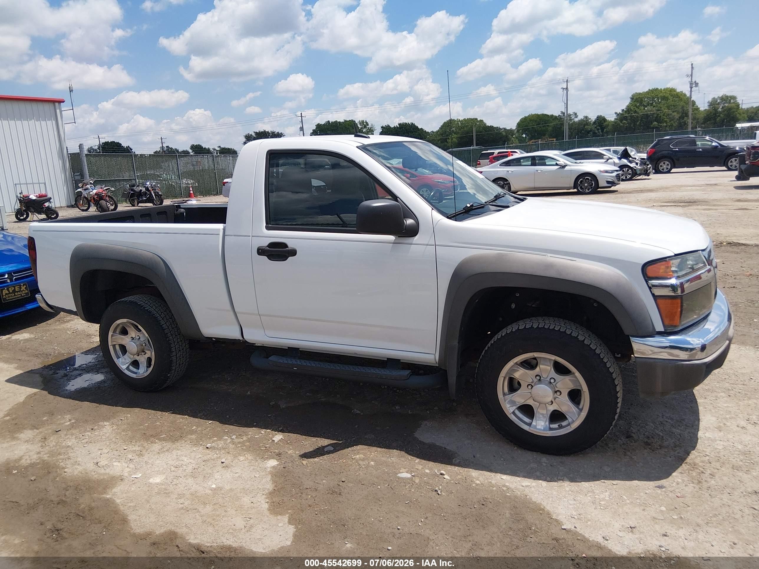 2010 Gmc Canyon Work Truck White vin: 1GTCSBD91A8135633