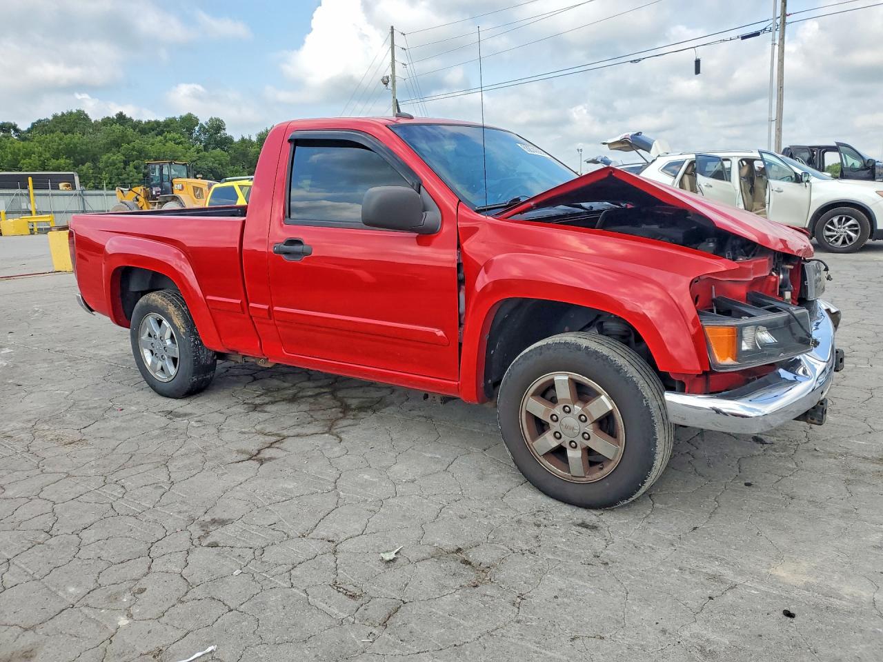 2010 Gmc Canyon Sle Red vin: 1GTCSCDE6A8100900