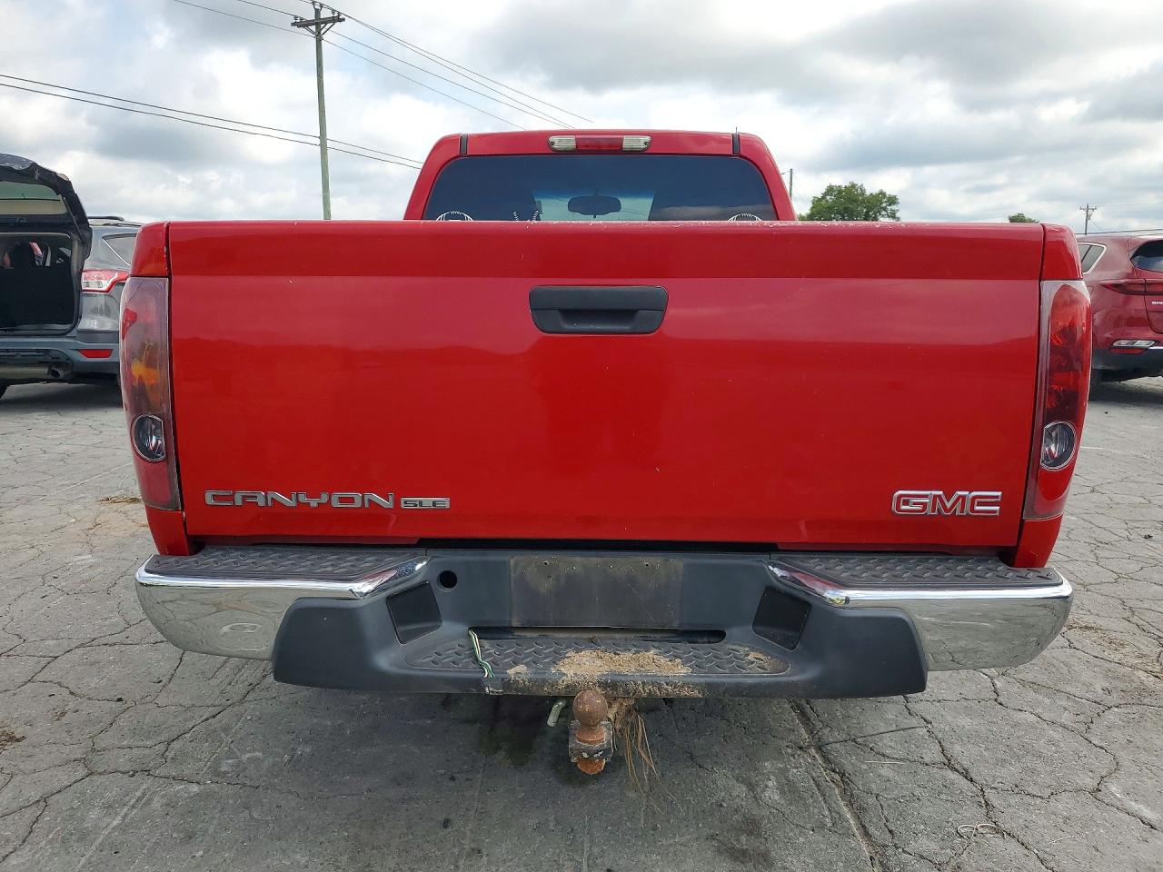 2010 Gmc Canyon Sle Red vin: 1GTCSCDE6A8100900