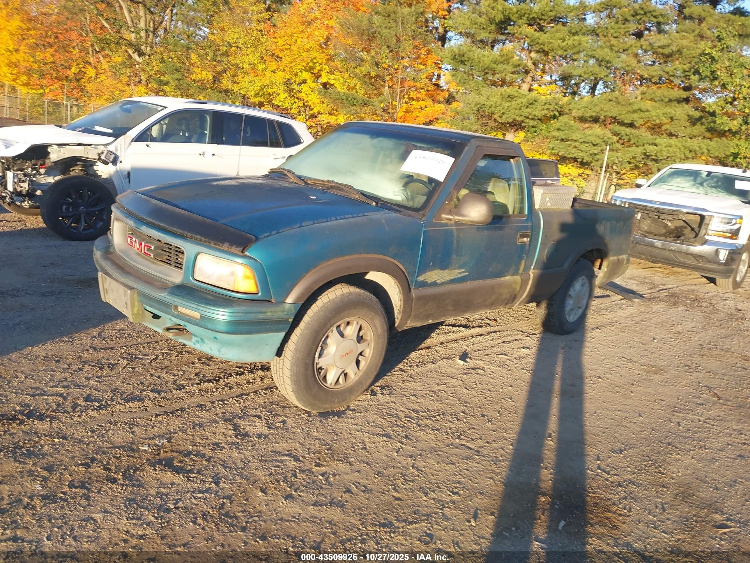 1994 Gmc Sonoma   Зеленый vin: 1GTCT14Z1R8517163