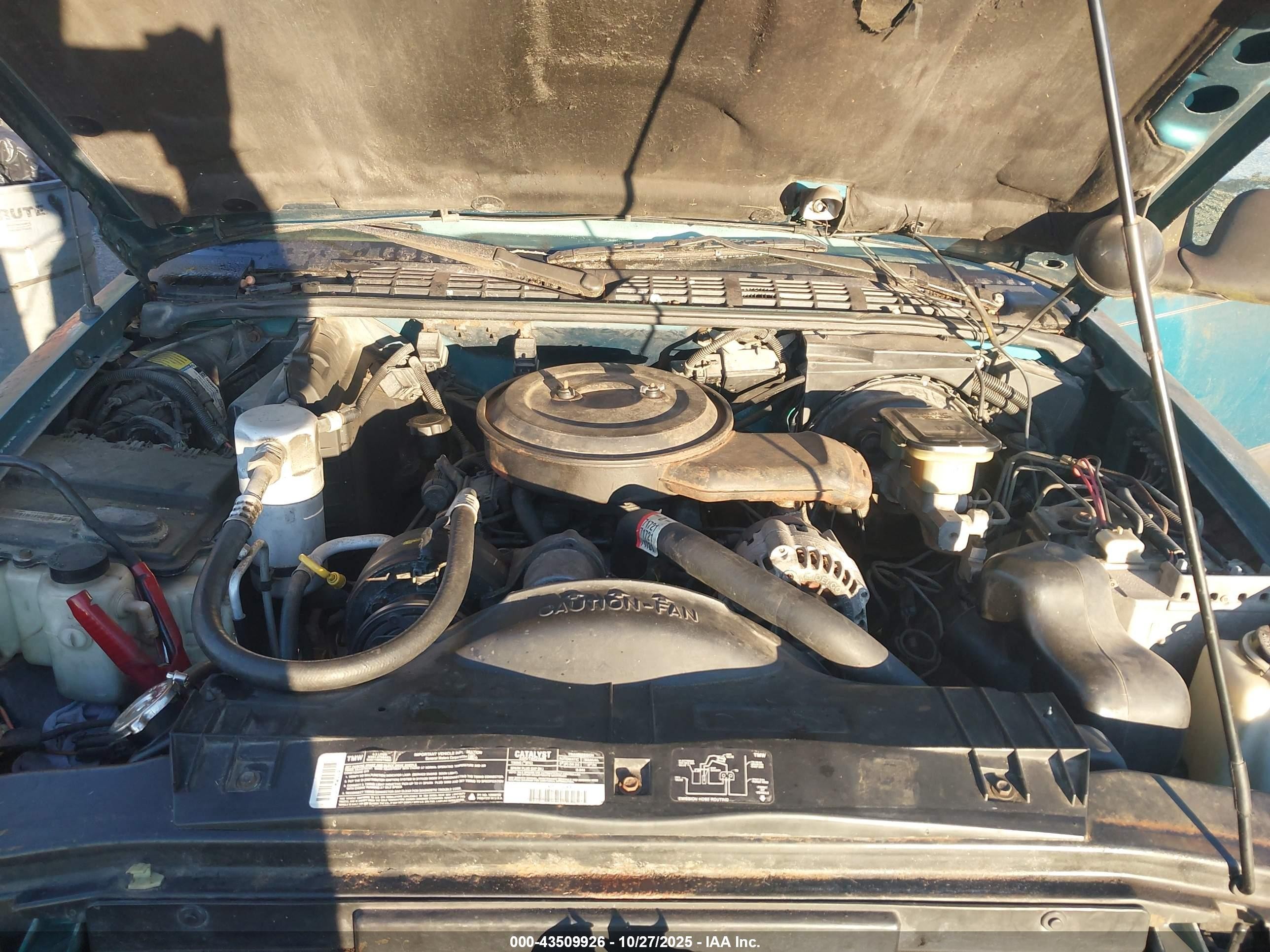 1994 Gmc Sonoma   Зеленый vin: 1GTCT14Z1R8517163
