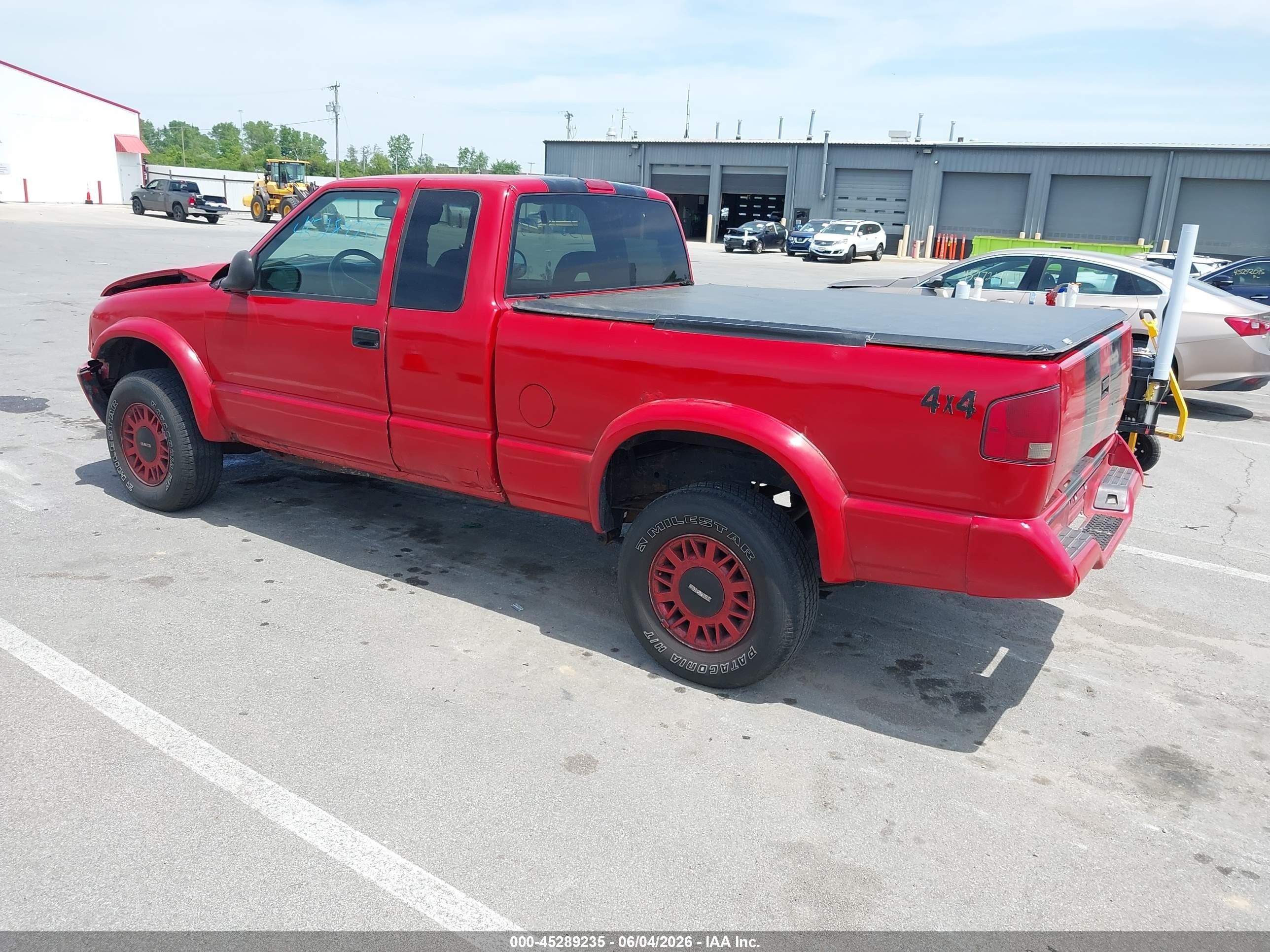 1997 Gmc Sonoma Sls Wideside Red vin: 1GTCT19W9V8520031