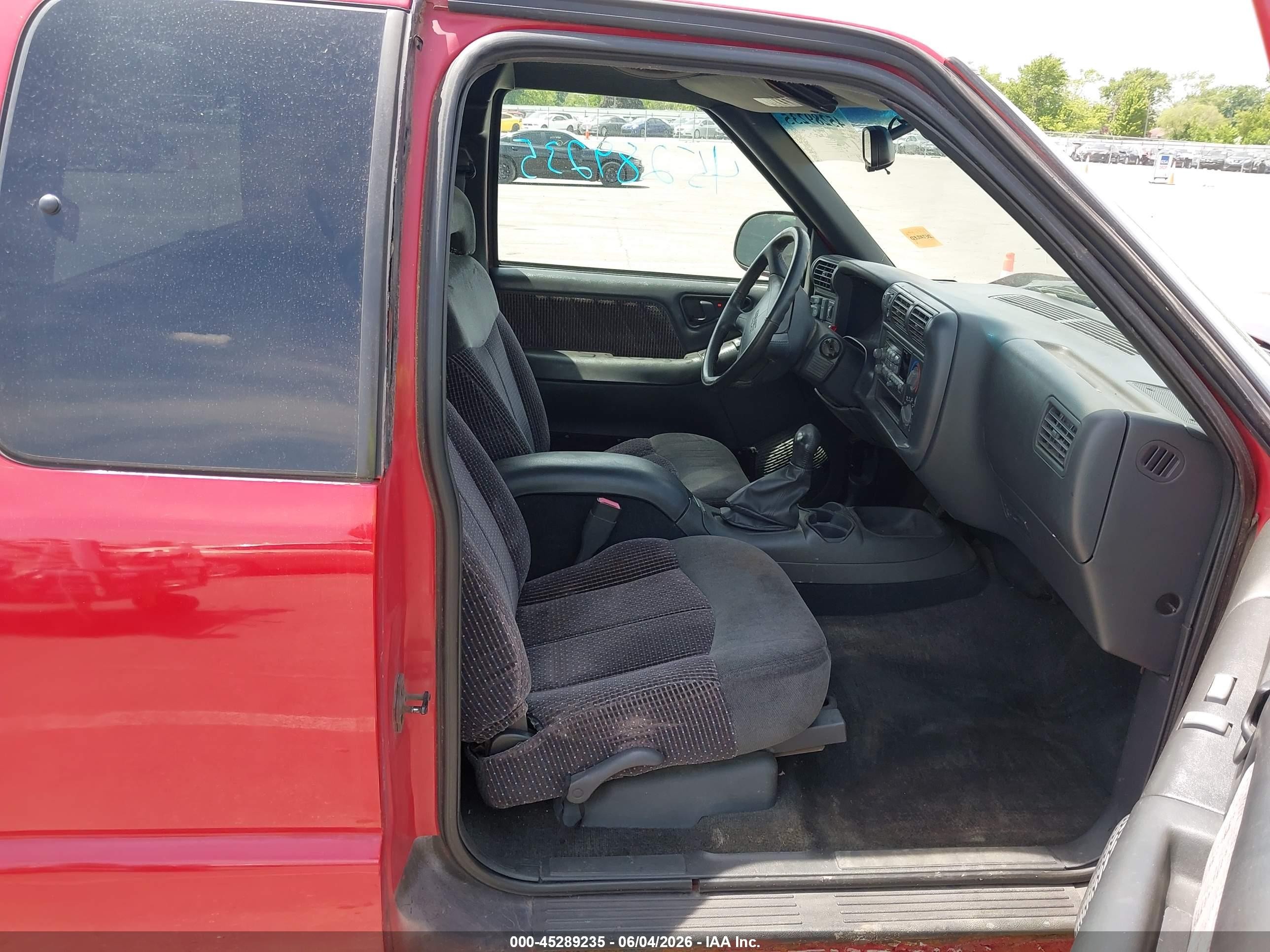 1997 Gmc Sonoma Sls Wideside Red vin: 1GTCT19W9V8520031