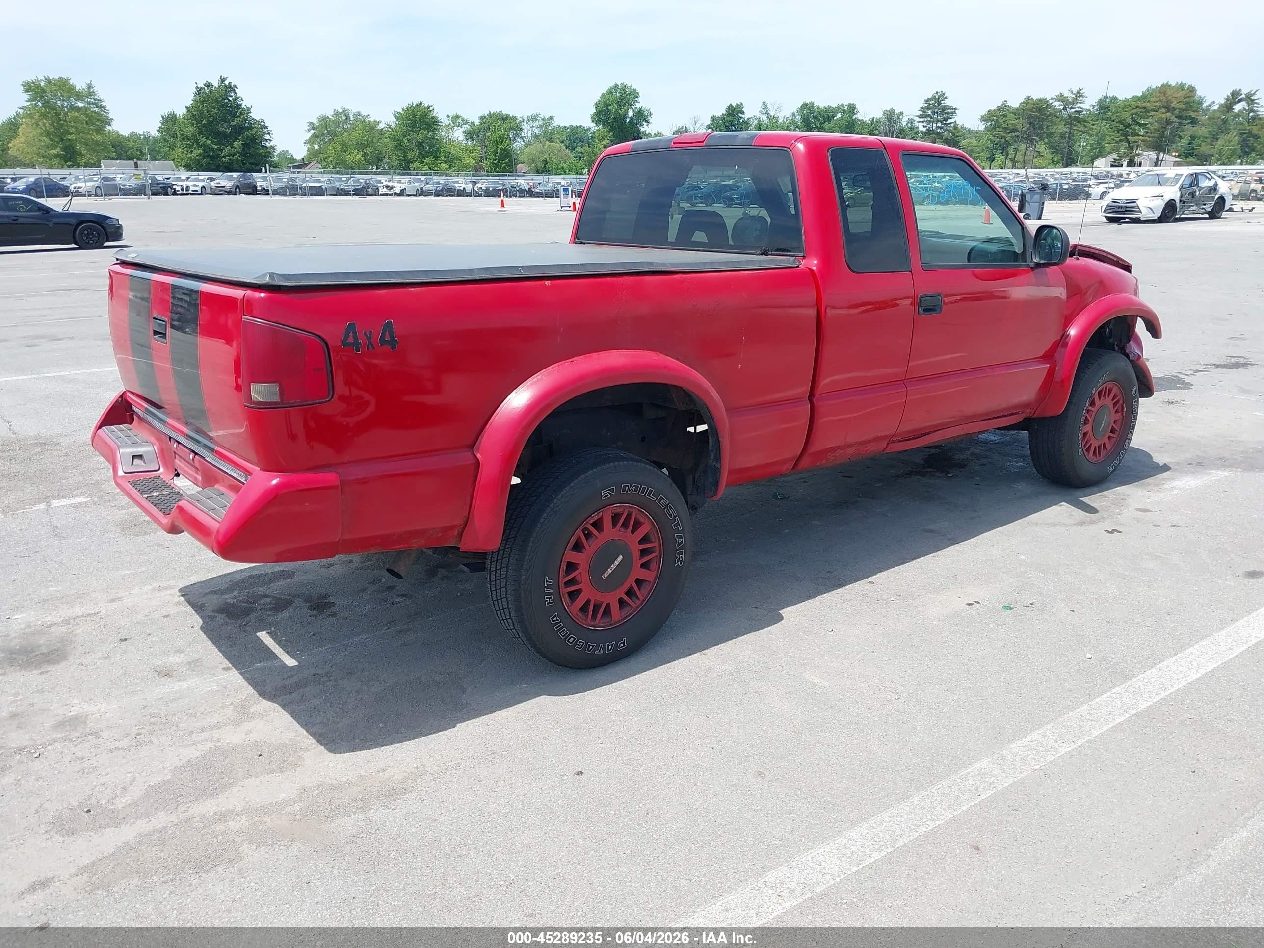 1997 Gmc Sonoma Sls Wideside Red vin: 1GTCT19W9V8520031