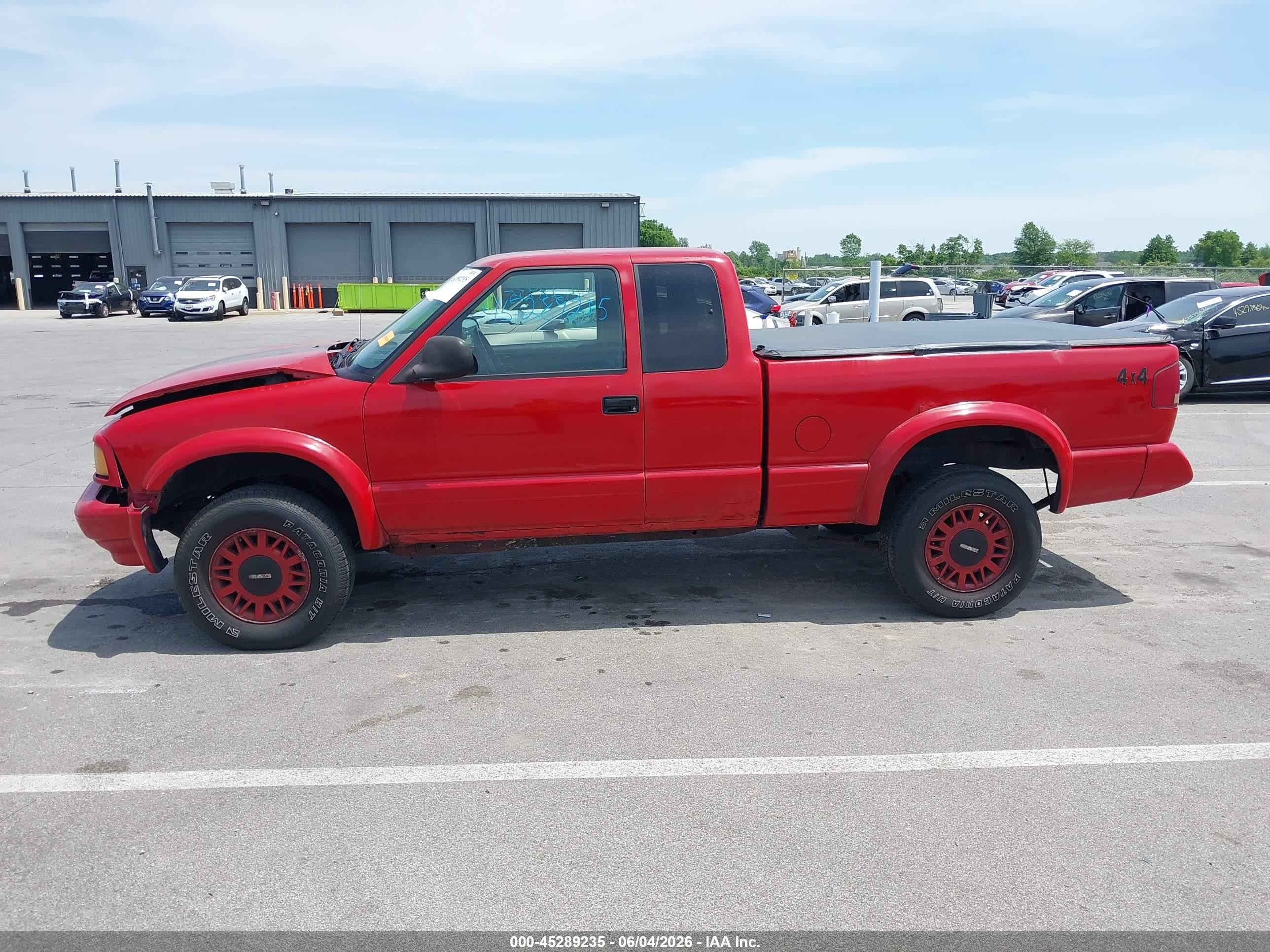 1997 Gmc Sonoma Sls Wideside Red vin: 1GTCT19W9V8520031