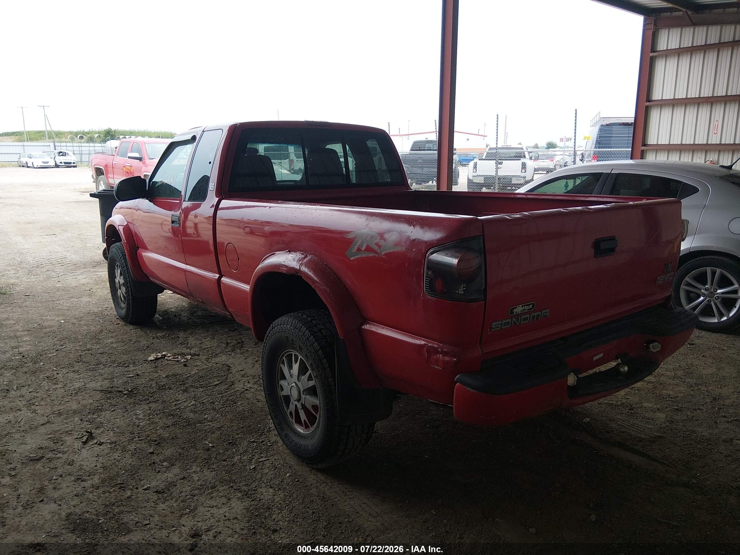 2003 Gmc Sonoma Sls Red vin: 1GTCT19X138178631