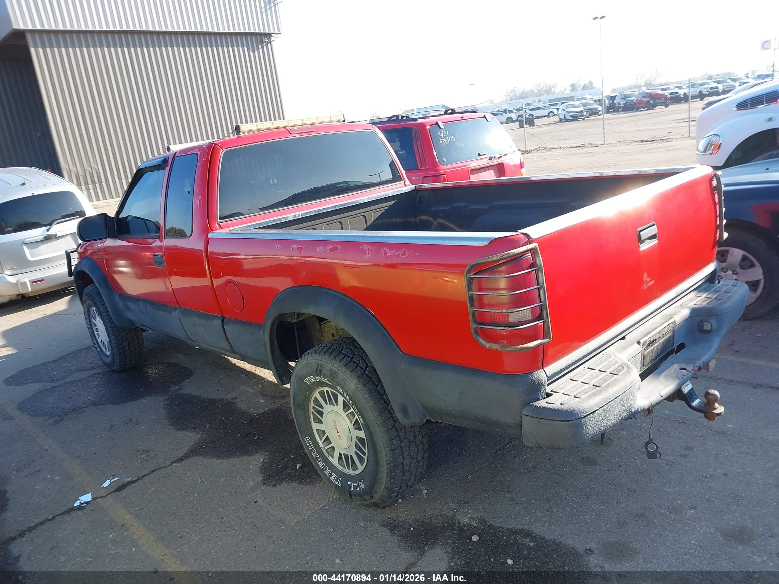 1999 Gmc Sonoma Sls Красный vin: 1GTCT19X3X8531084