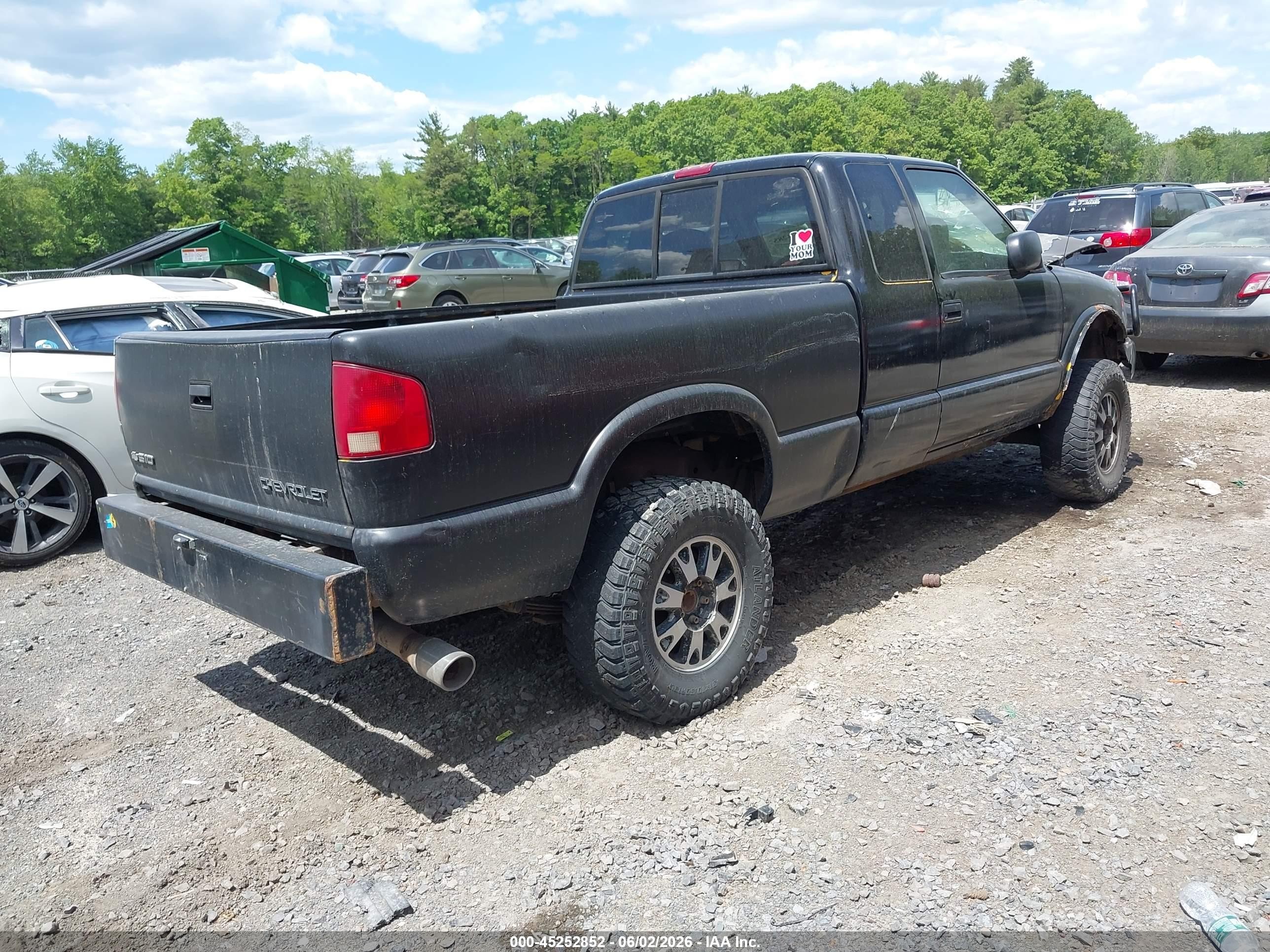2003 Gmc Sonoma Sls Black vin: 1GTCT19X838152494