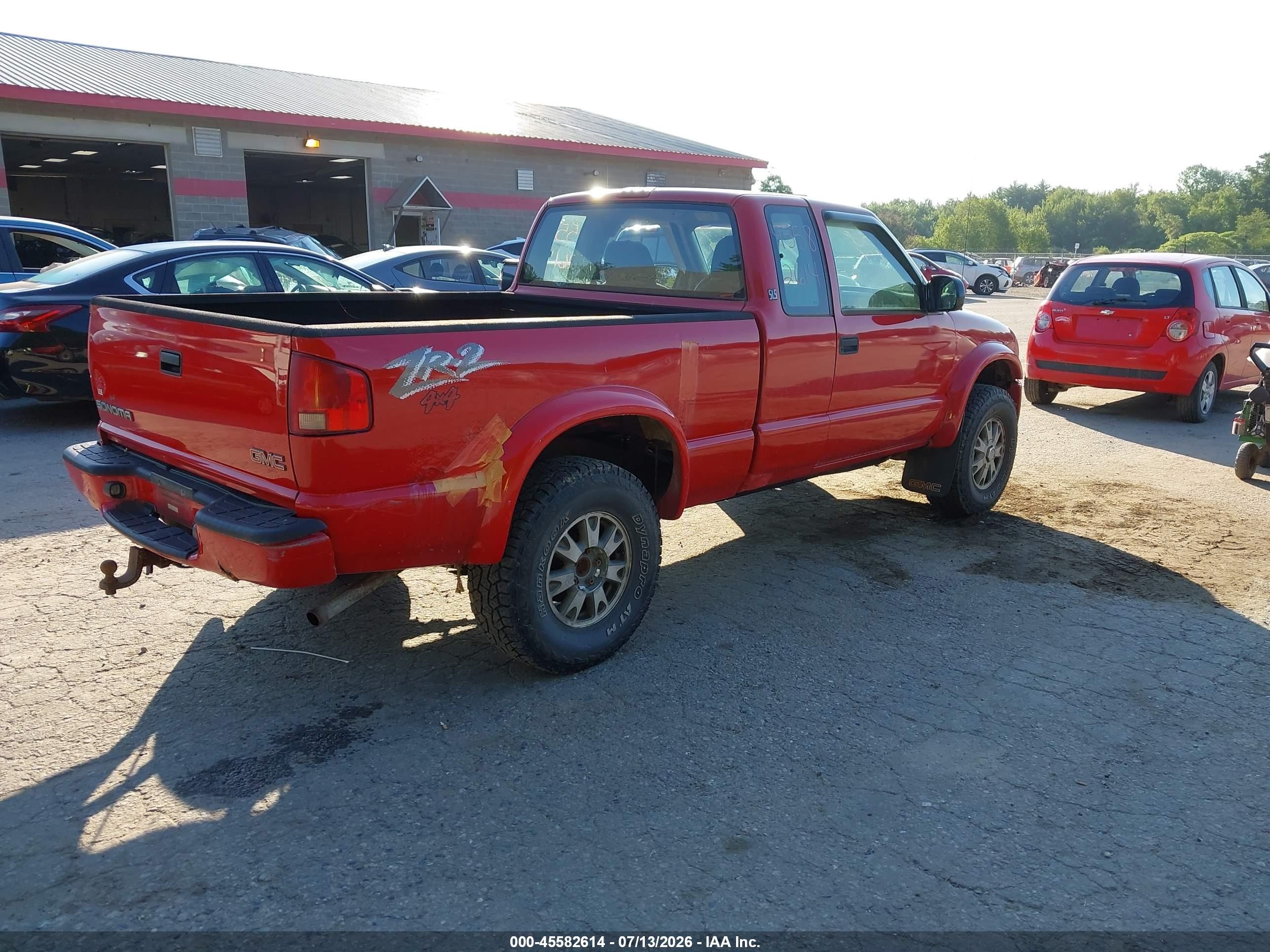 2003 Gmc Sonoma Sls Красный vin: 1GTCT19XX38164243
